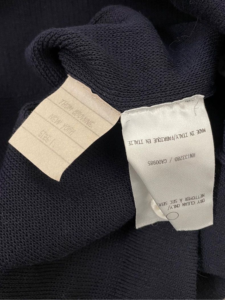 Thom Browne Thom Browne Blue and green knit cardigan Size US S / EU 44-46 / 1 - 6 Thumbnail