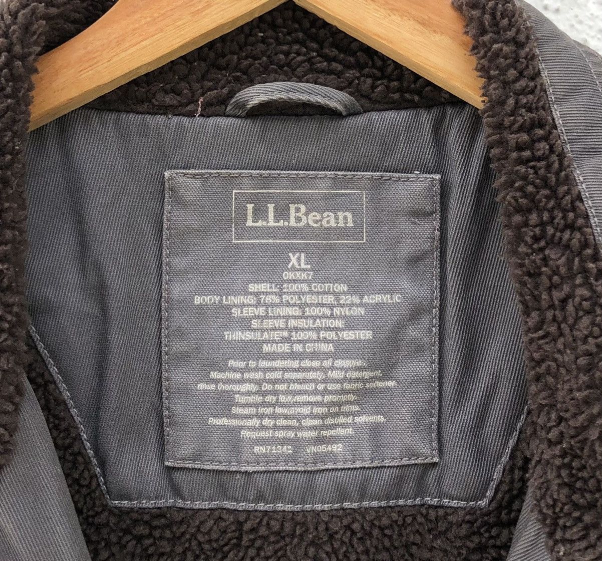 L.L. Bean VTG L.L.Bean Military Multipocket Lined Sherpa Coat Jacket Size US XL / EU 56 / 4 - 18 Thumbnail