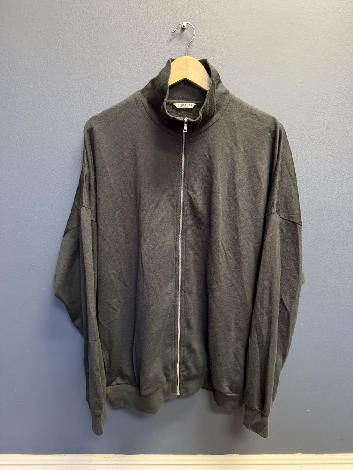 Auralee Auralee smooth cotton zip up sweat sz5 Size US XL / EU 56 / 4 - 1 Thumbnail