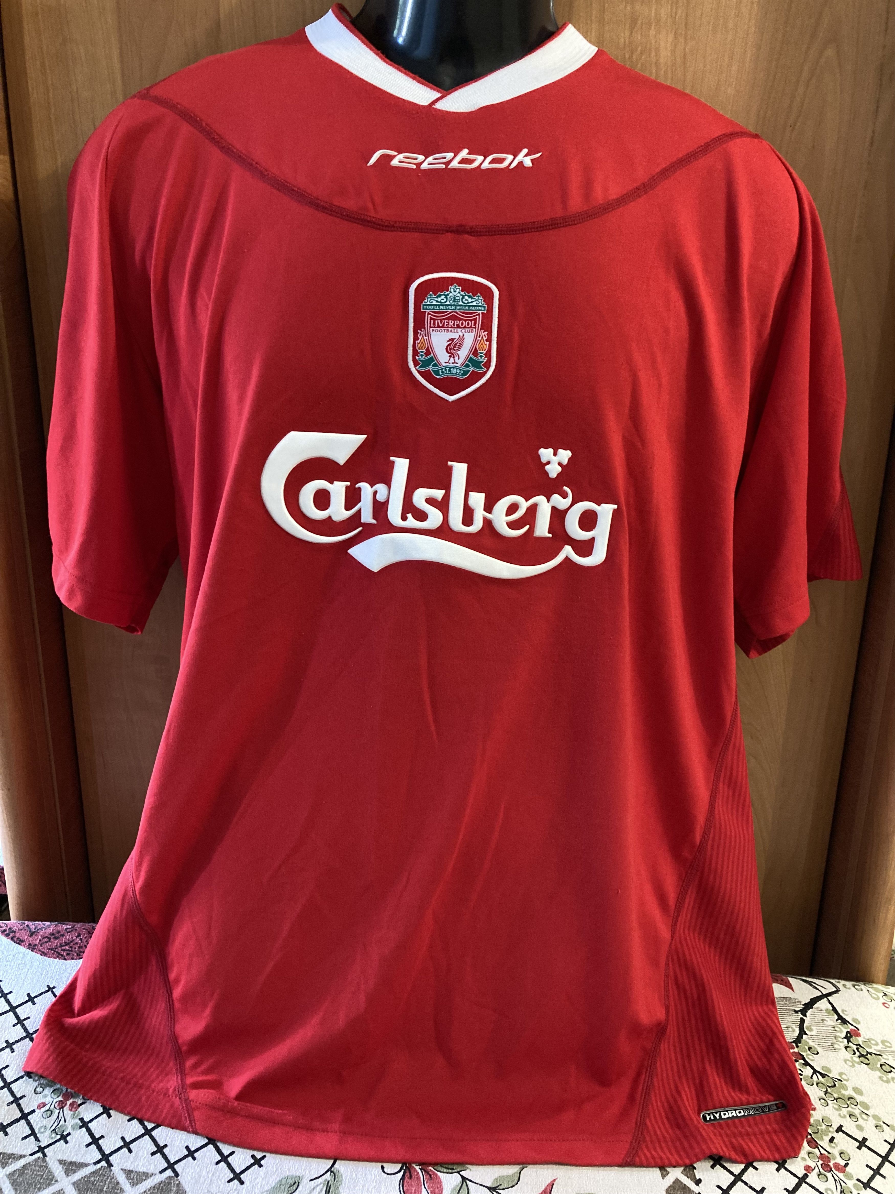 Reebok × Vintage Liverpool Football Jersey Maillot Home Vintage Shirt Reebok Size US XL / EU 56 / 4 - 1 Thumbnail