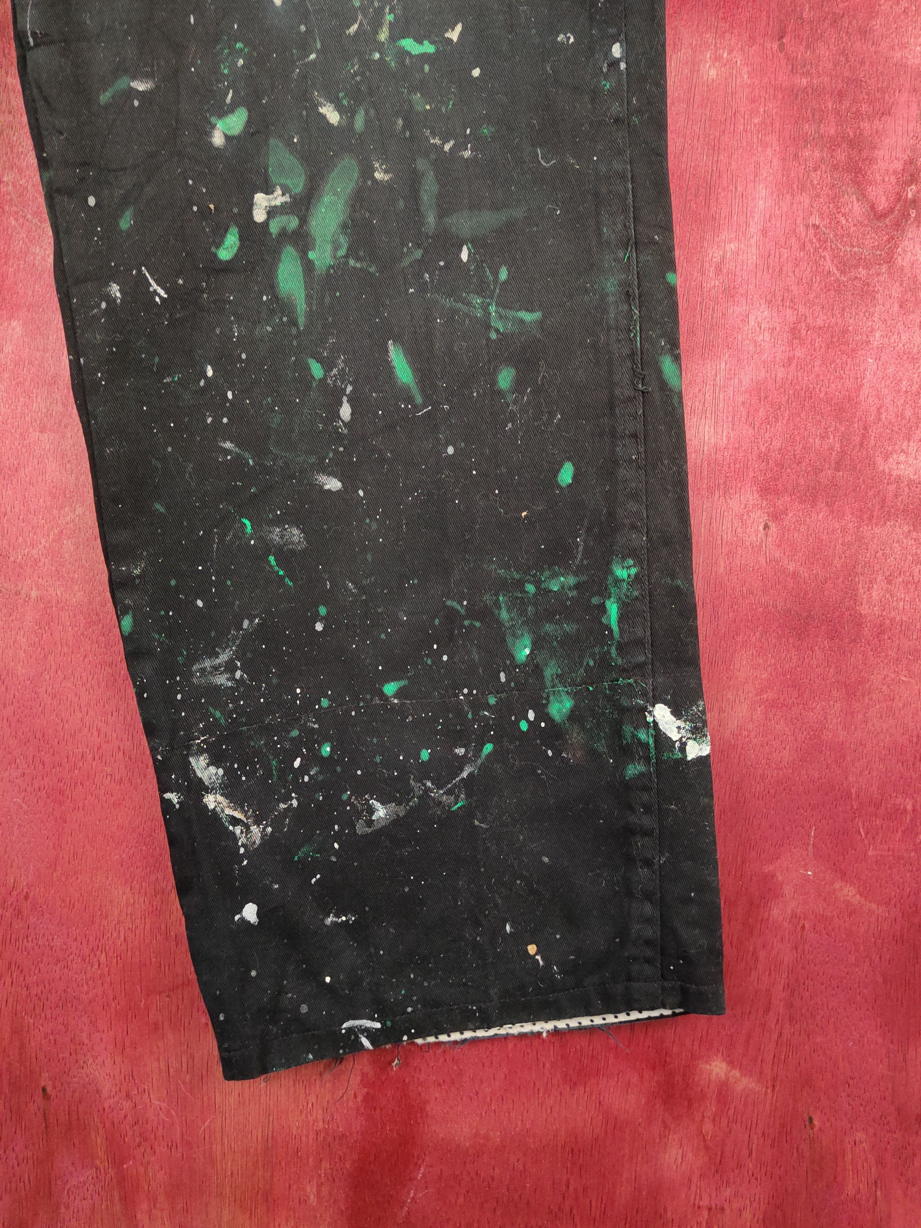 Japanese Brand Free Beat Black painter Multipocket Cargo Pants #S1749 Size US 30 / EU 46 - 7 Thumbnail