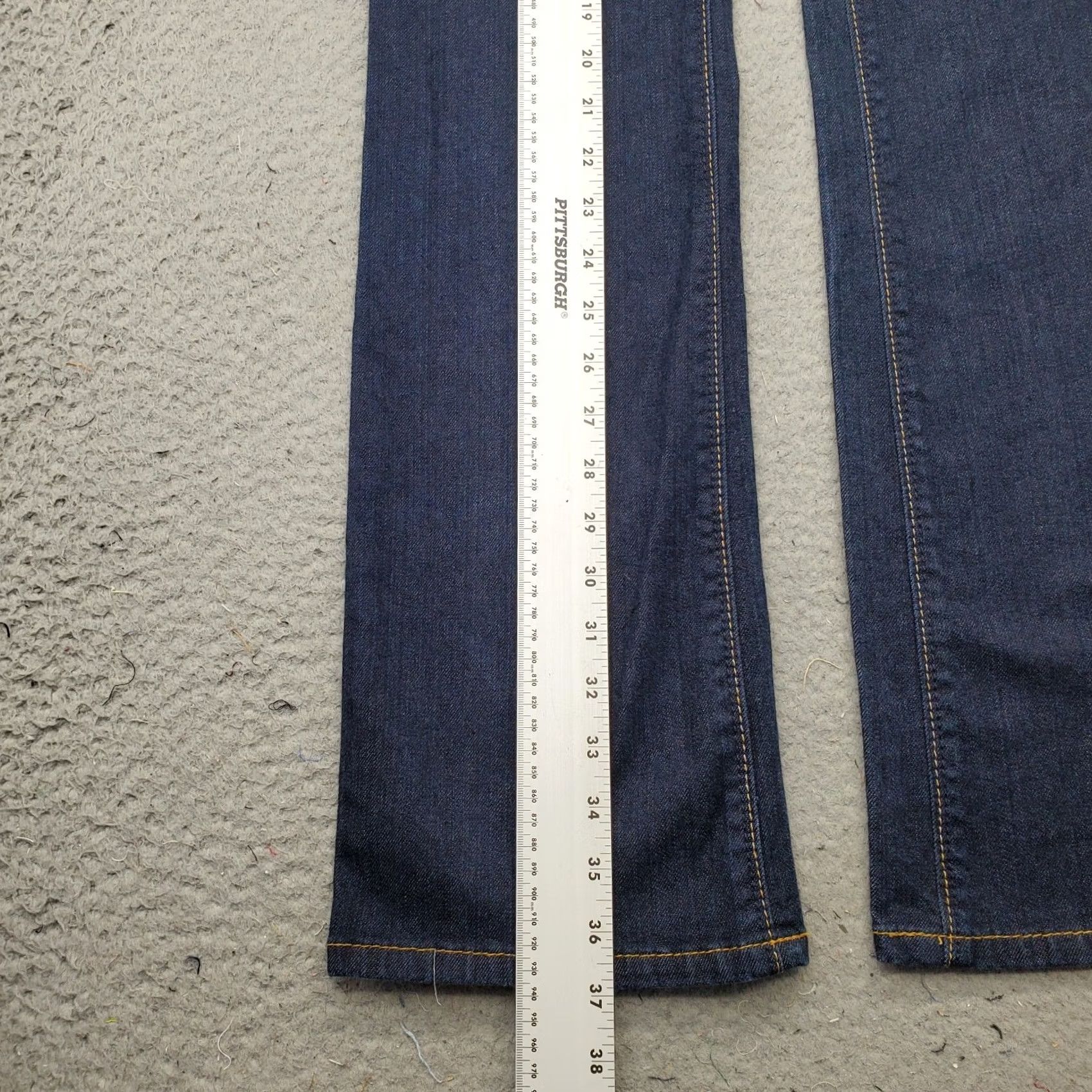 Loft LOFT Ann Taylor Jeans Women 0P Blue Denim Dark Wash Bootcut 5-Pocket Stretch Inseam 29.5" Regular Petite Womens Size 0P Size 25" / US 0 / IT 36 - 3 Thumbnail