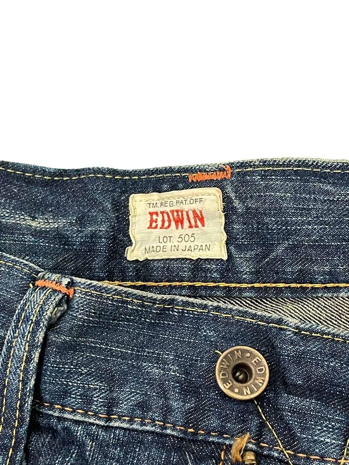 Edwin Flare Jeans Edwin Japan Faded Distress Boot Cut 8🟦3 Size US 32 / EU 48 - 11 Thumbnail