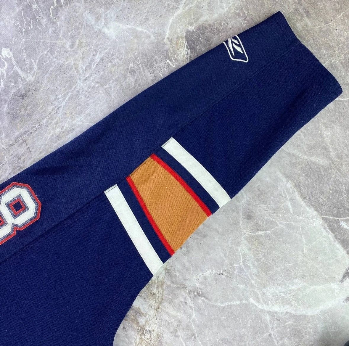 Reebok Reebok Edmonton Oilers #89 Sam Gagner Blue Hockey Jersey XL Size US XL / EU 56 / 4 - 19 Thumbnail
