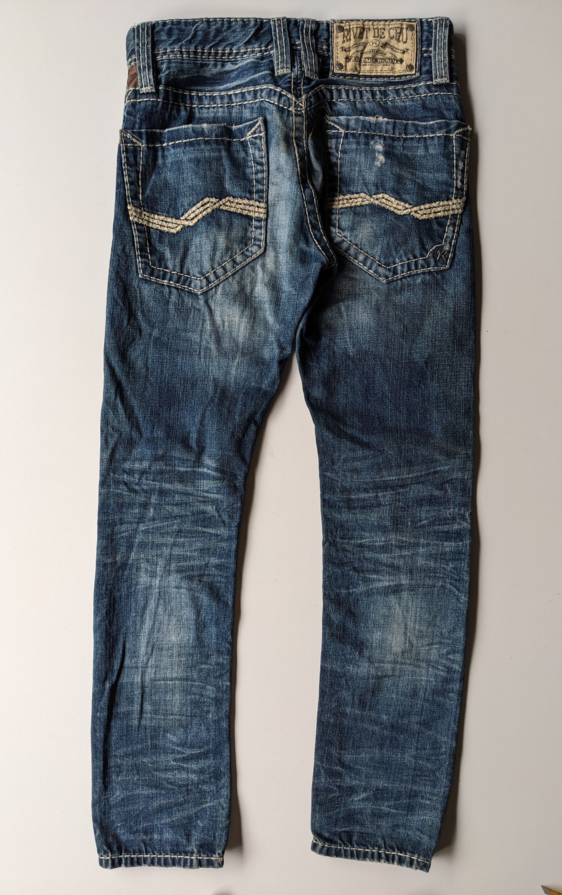 If Six Was Nine × Japanese Brand × Tornado Mart Rivet de Cru distressed ripped jeans Size US 32 / EU 48 - 2 Thumbnail