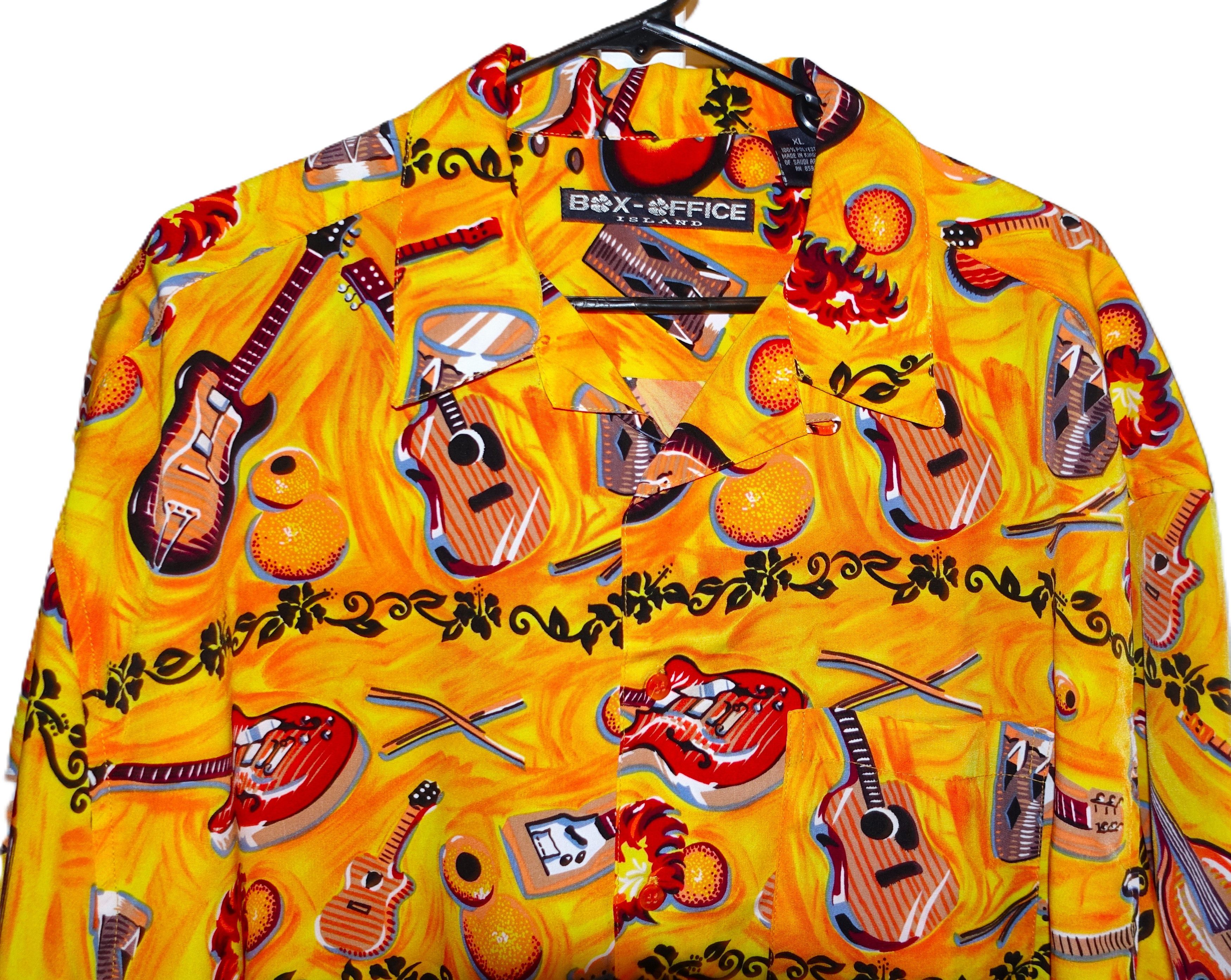 Other Box Office Island Orange Musical Instruments Shirt XL Size US XL / EU 56 / 4 - 2 Thumbnail