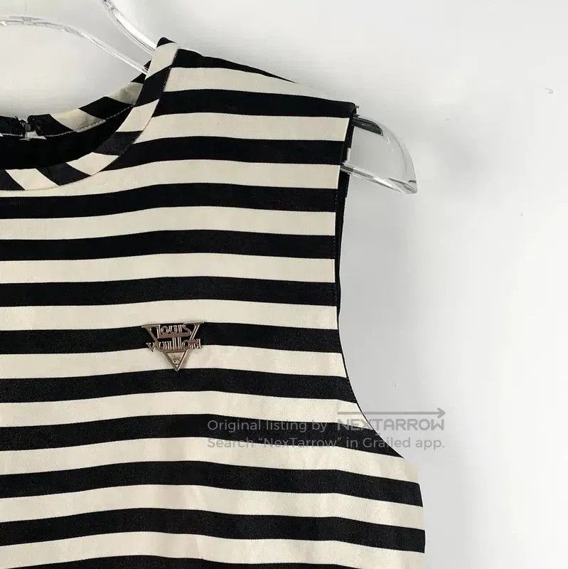 Louis Vuitton Louis Vuitton Striped Silk Women's T. Size XS / US 0-2 / IT 36-38 - 3 Thumbnail