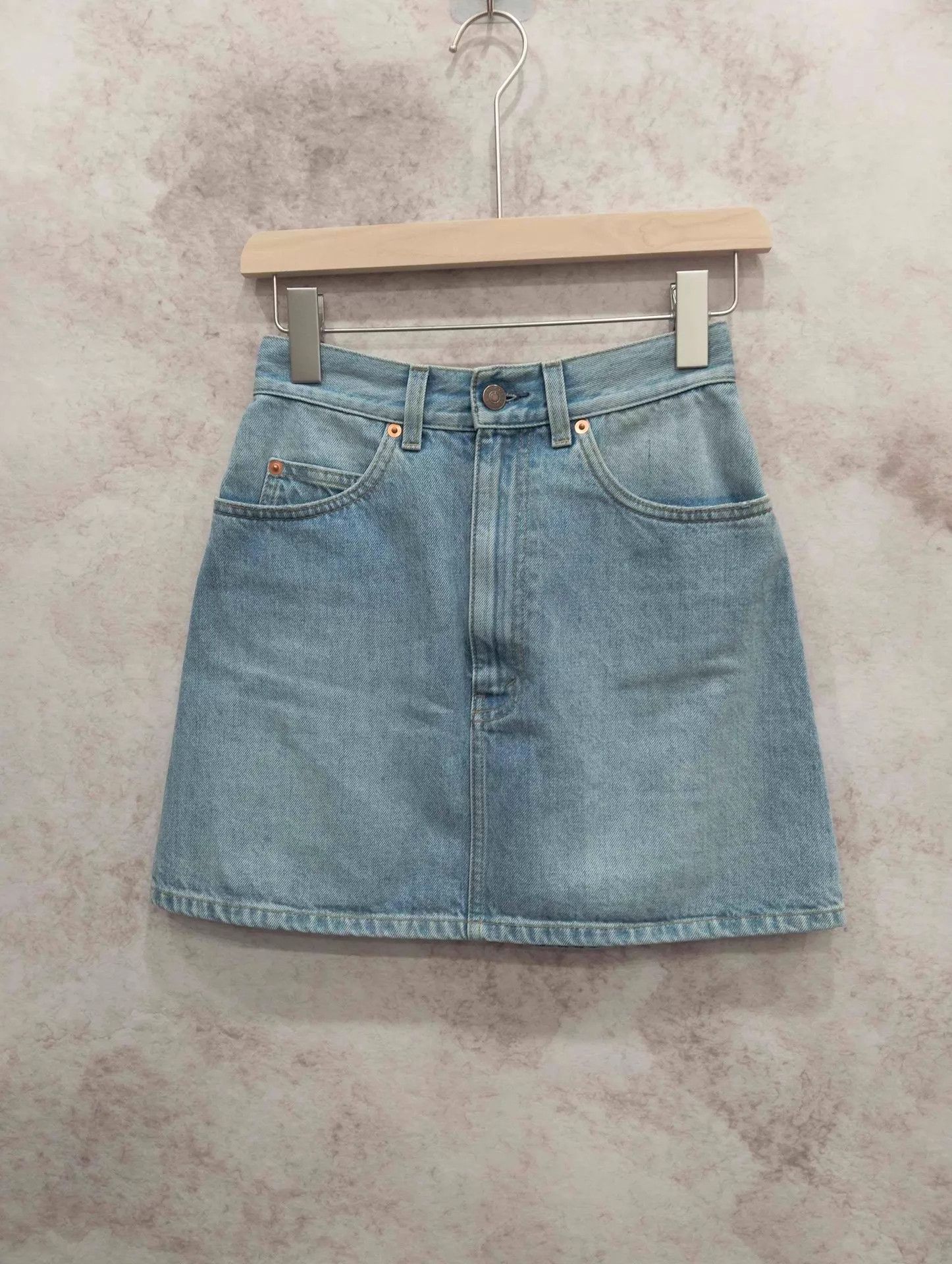 Gucci Gucci x Doraemon Printed Denim Skirt 38 95 New Size 26" / US 2 / IT 38 - 1 Thumbnail