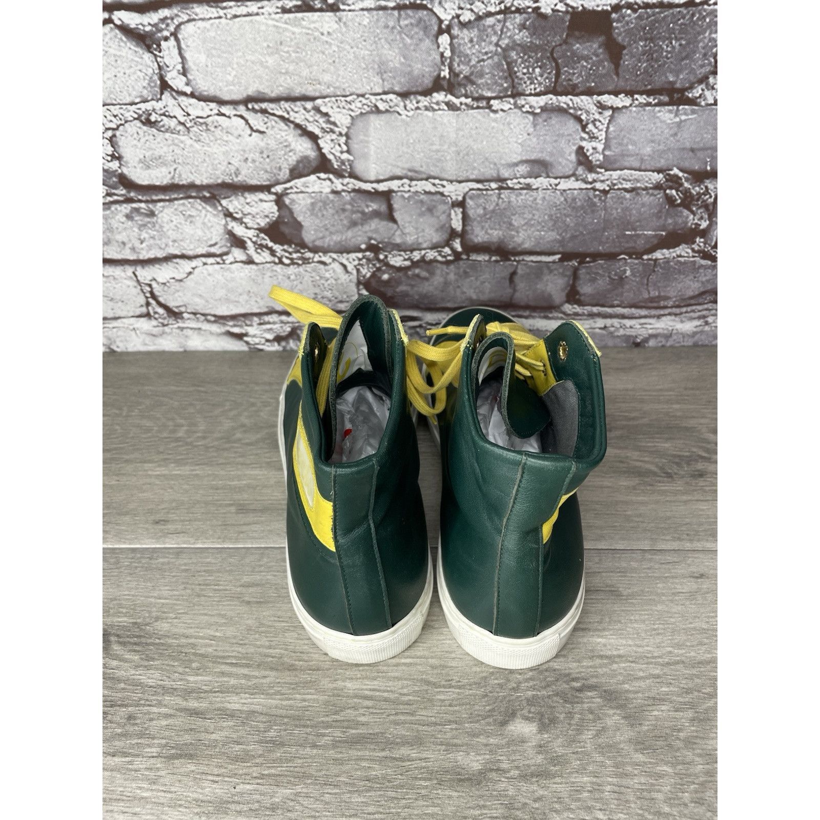 Renzo Cardoni RENZO DERBY Elijah John Yarra (PH) Aevolo Green Leather Yell Size US 9 / IT 39 - 5 Thumbnail