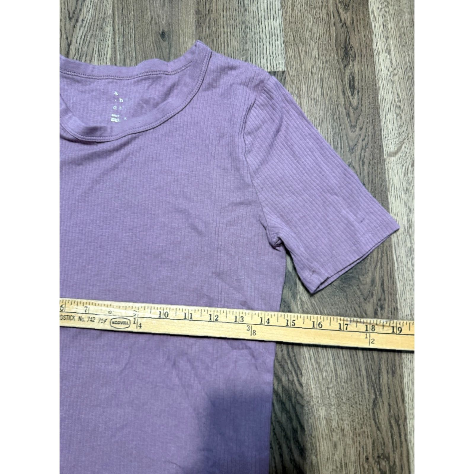 Vintage A New Day Shirts Women's Purple Short Sleeve Boat Neck Lightweight Medium Regular Size M T-Shirt Casual Size M / US 6-8 / IT 42-44 - 4 Thumbnail