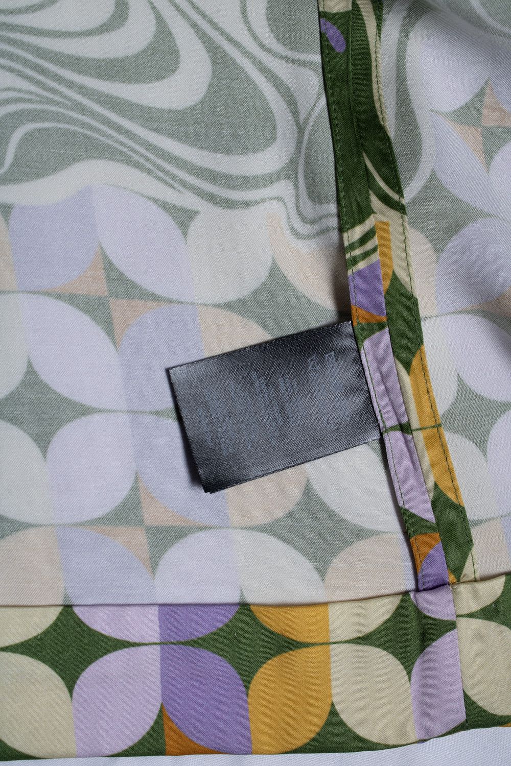 Dries Van Noten Dries van Noten, multi green Dakola wrap dress Size S / US 4 / IT 40 - 7 Thumbnail
