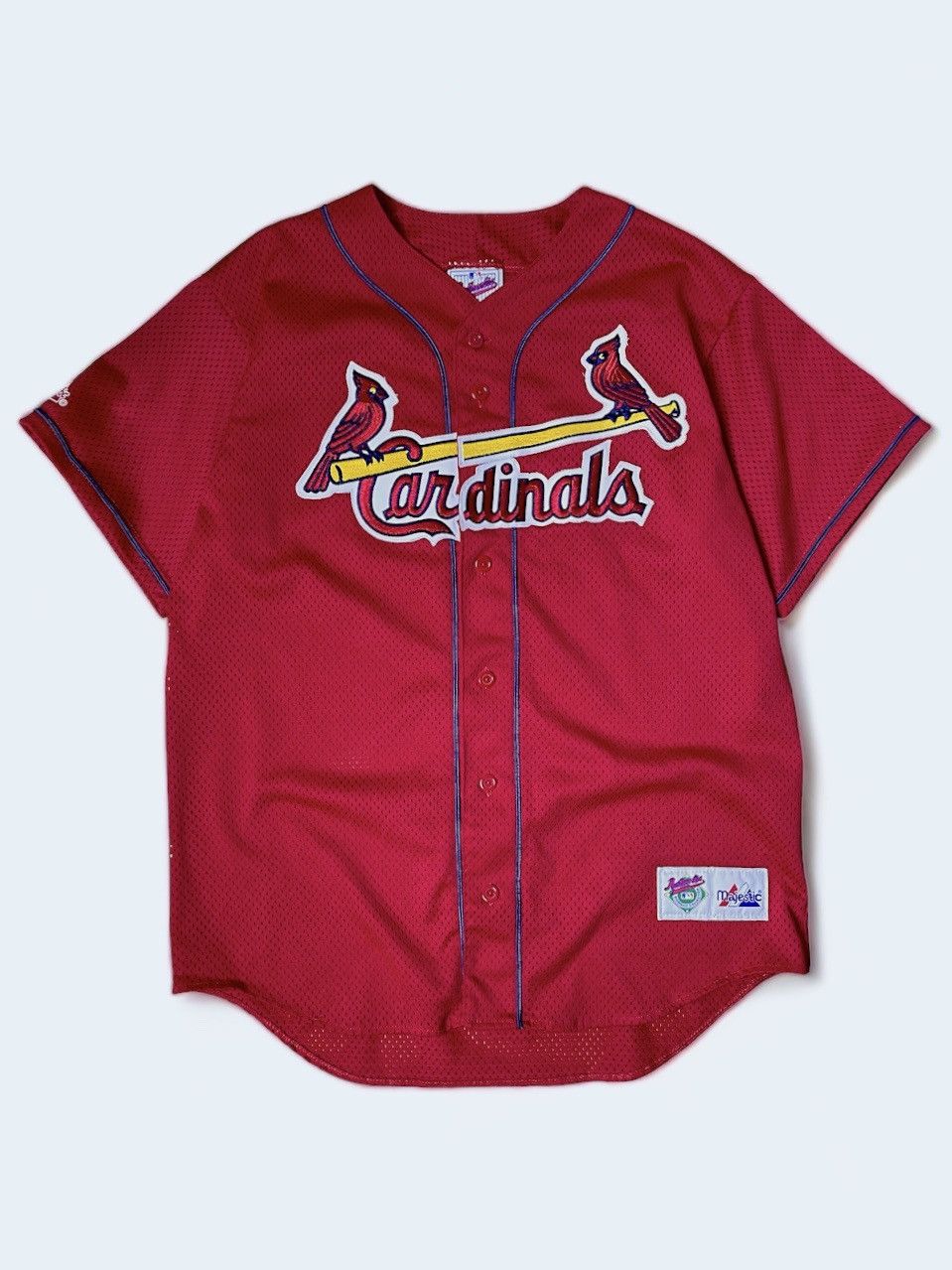 image of Majestic Cardinals Usa Jersey Vintage in Red, Men's (Size Medium)