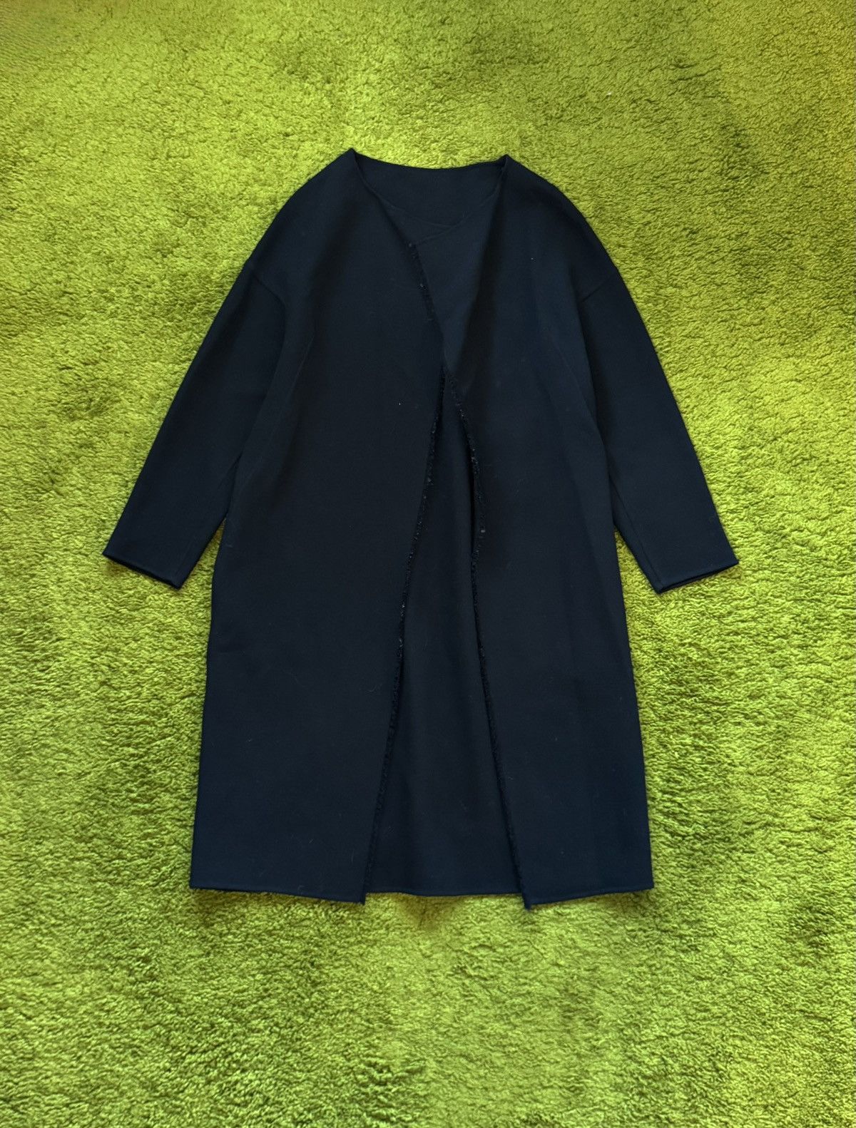 Akris × Designer Akris 100% wool black cardigan tunic Size M / US 6-8 / IT 42-44 - 1 Thumbnail