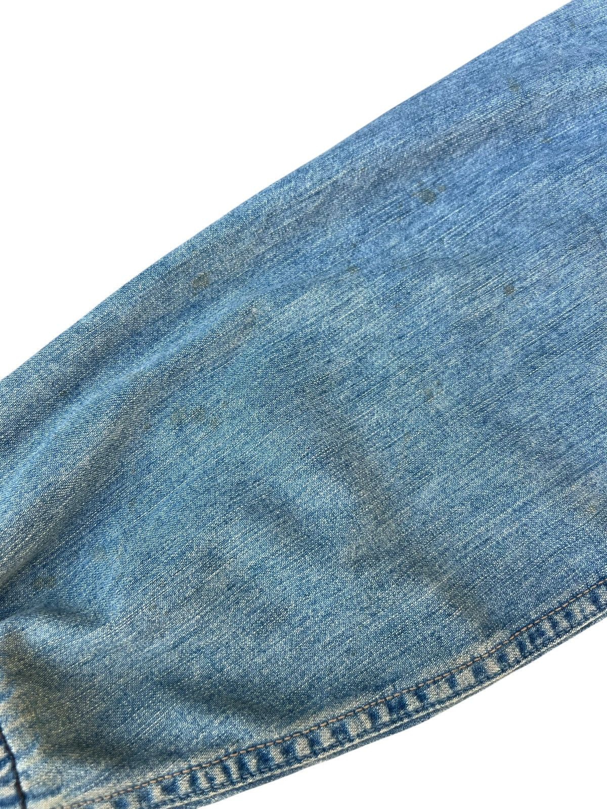 Blue Blue Japan Vintage Blue Blue Japan Dirty Mud Stains Denim Jacket Size US L / EU 52-54 / 3 - 10 Thumbnail
