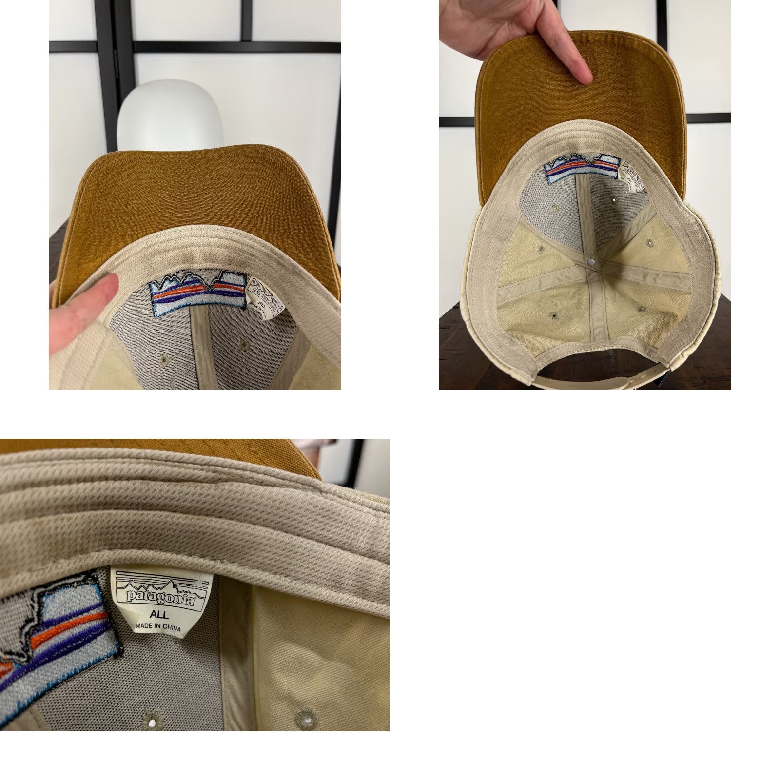 Patagonia Patagonia Hat Cap Snap Back Adult One Size Brown Beige Embroidered Logo Men Sn cap Back Hat Snapback Beach Casual Travel 90s Sport Fish Logo Size ONE SIZE - 9 Thumbnail