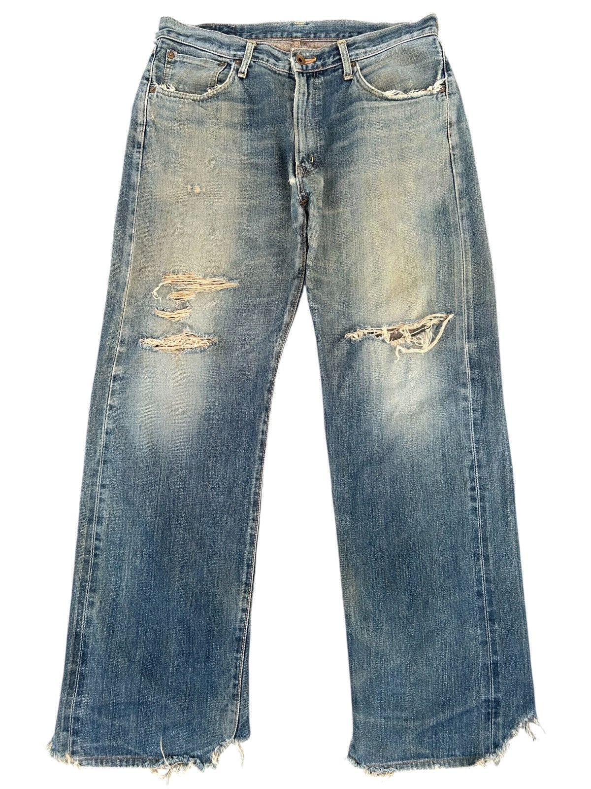 Kapital Vintage Edwin 505x Selvedge Distressed Denim Jeans Size US 34 / EU 50 - 1 Thumbnail