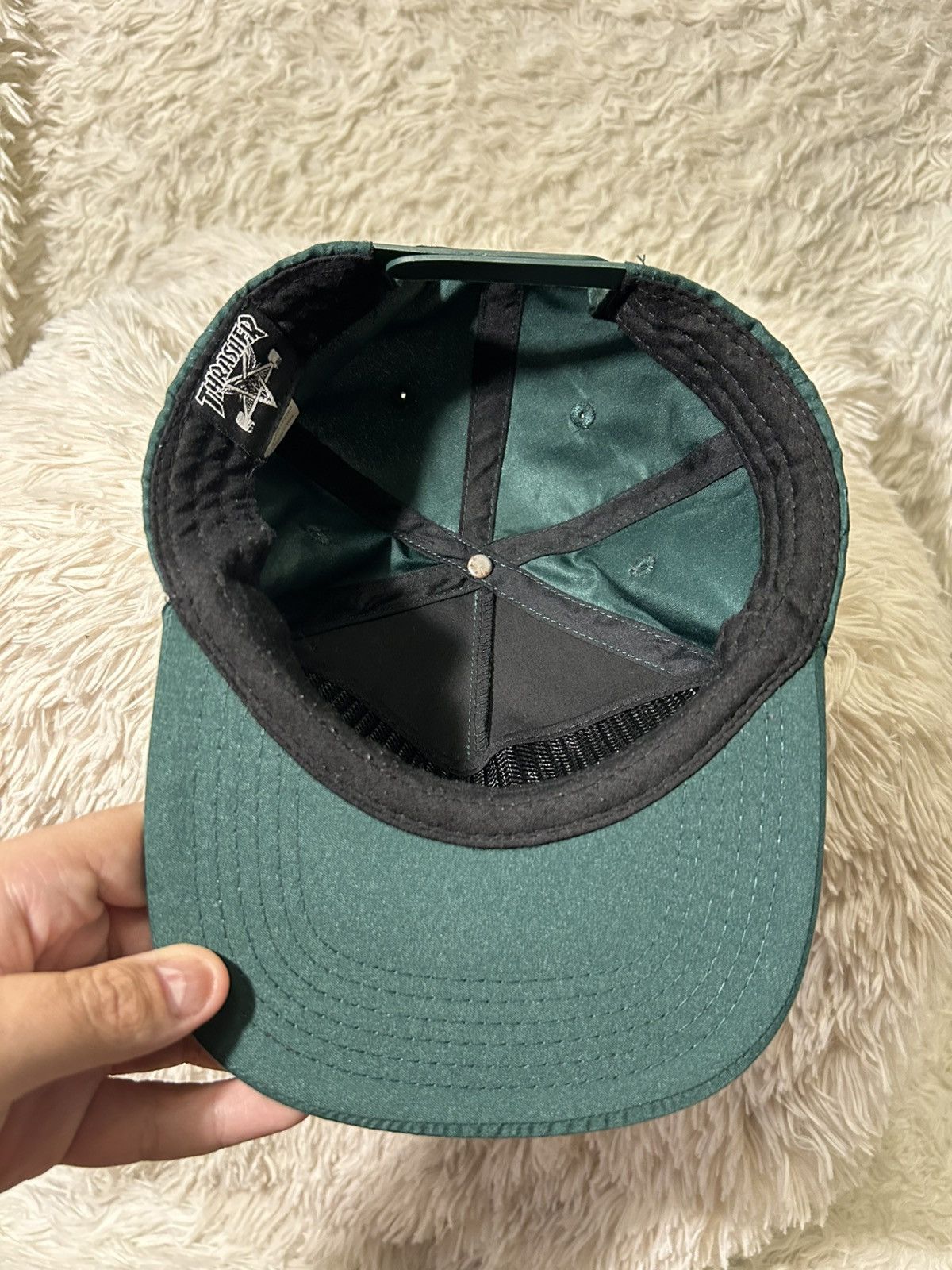 Thrasher × Vintage THRASHER Davis Snapback Cap Skateboarding Vintage Hat Size ONE SIZE - 6 Thumbnail