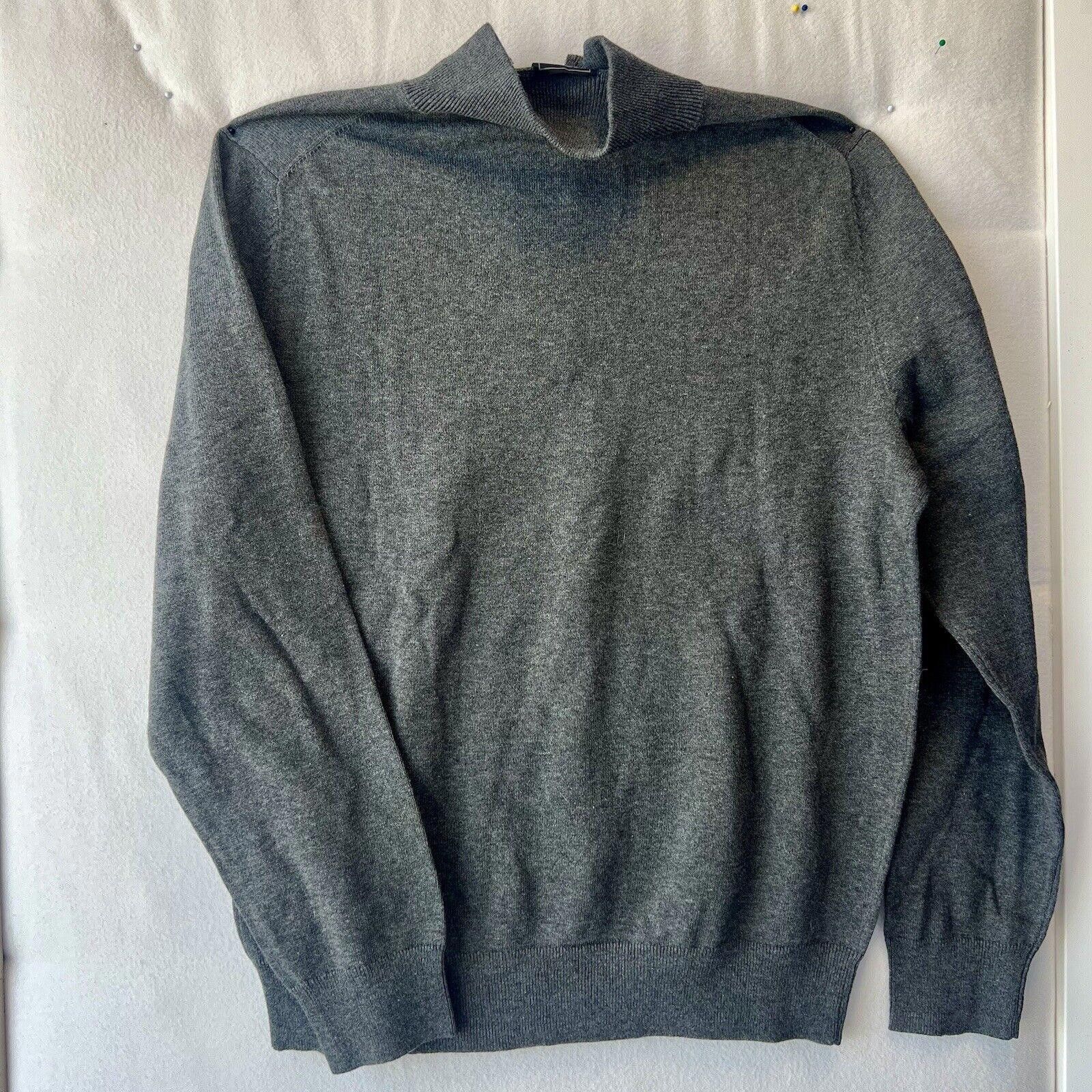Jos. A. Bank NWT JoS A Bank Pima Cotton 1/4 Zip Sweater Mens L Mock Neck Size US M / EU 48-50 / 2 - 10 Thumbnail