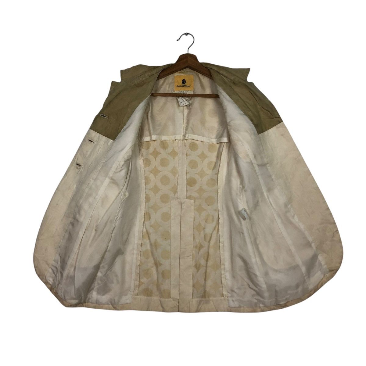 Japanese Brand 🔥VINTAGE COATS QUILTED LA GAZZETTA 1987 MADE IN JAPAN Size M / US 6-8 / IT 42-44 - 15 Thumbnail
