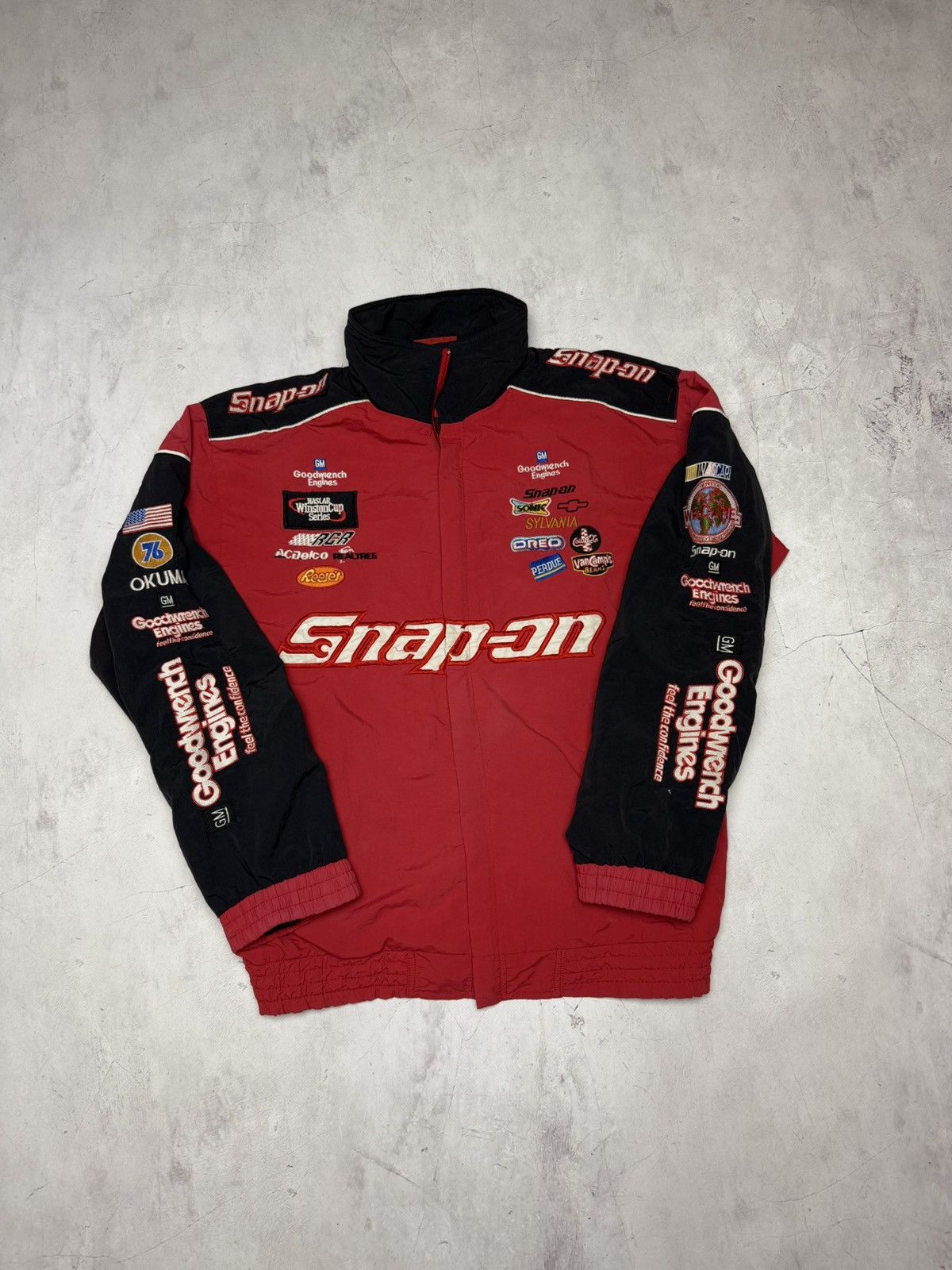 NASCAR × Vintage Vintage NASCAR Snap-On Racing Light Jacket Formula1 Size US XXL / EU 58 / 5 - 1 Thumbnail