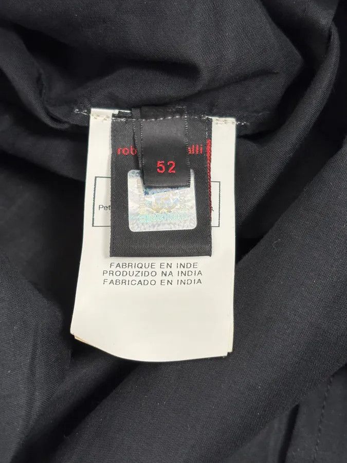 Roberto Cavalli 2000s Roberto Cavalli Black Mafia Khaki Shirt Size US M / EU 48-50 / 2 - 10 Thumbnail