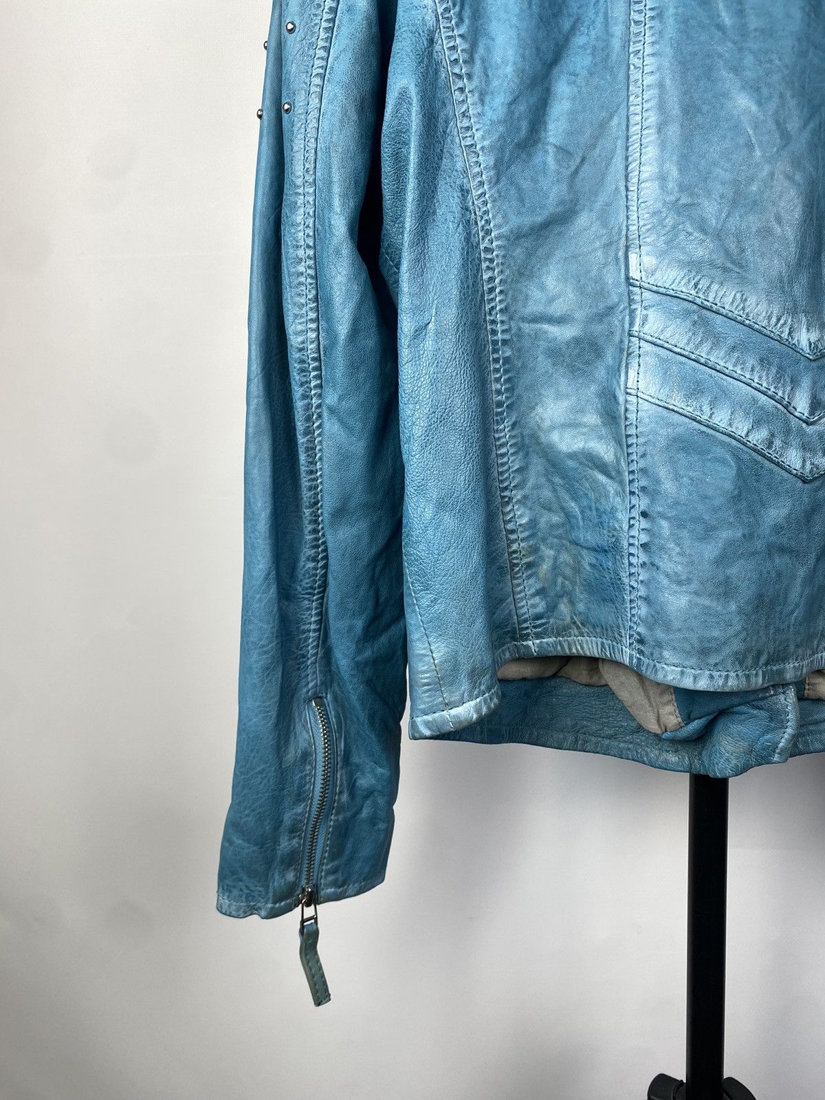 Japanese Brand Vintage Gipsy Japanese Leather Jacket Motorcycle Racing Size XL / US 12-14 / IT 48-50 - 15 Thumbnail