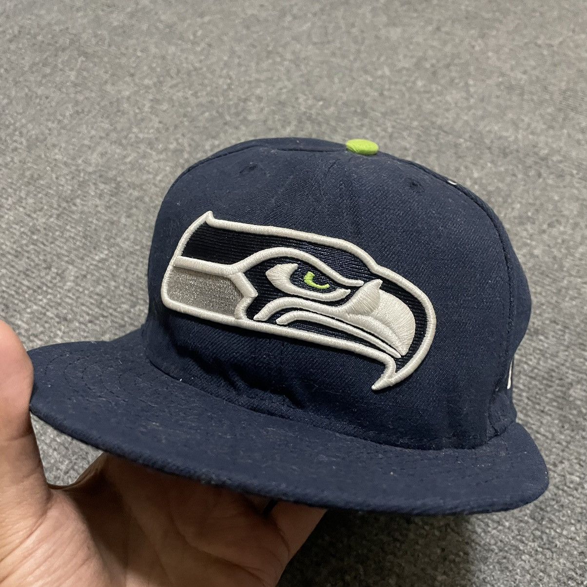 NFL × New Era × Vintage New Era x NFL Seattle Seahawks Super Bowl Cap Hat Size ONE SIZE - 2 Thumbnail