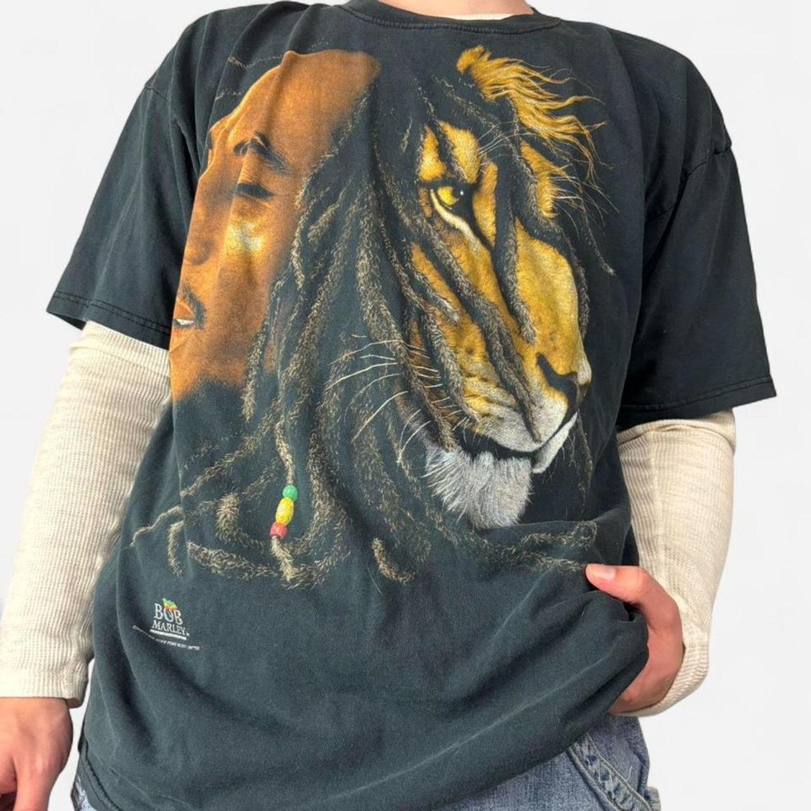 Vintage 90s Bob Marley T-shirt Size US XXL / EU 58 / 5 - 1 Thumbnail