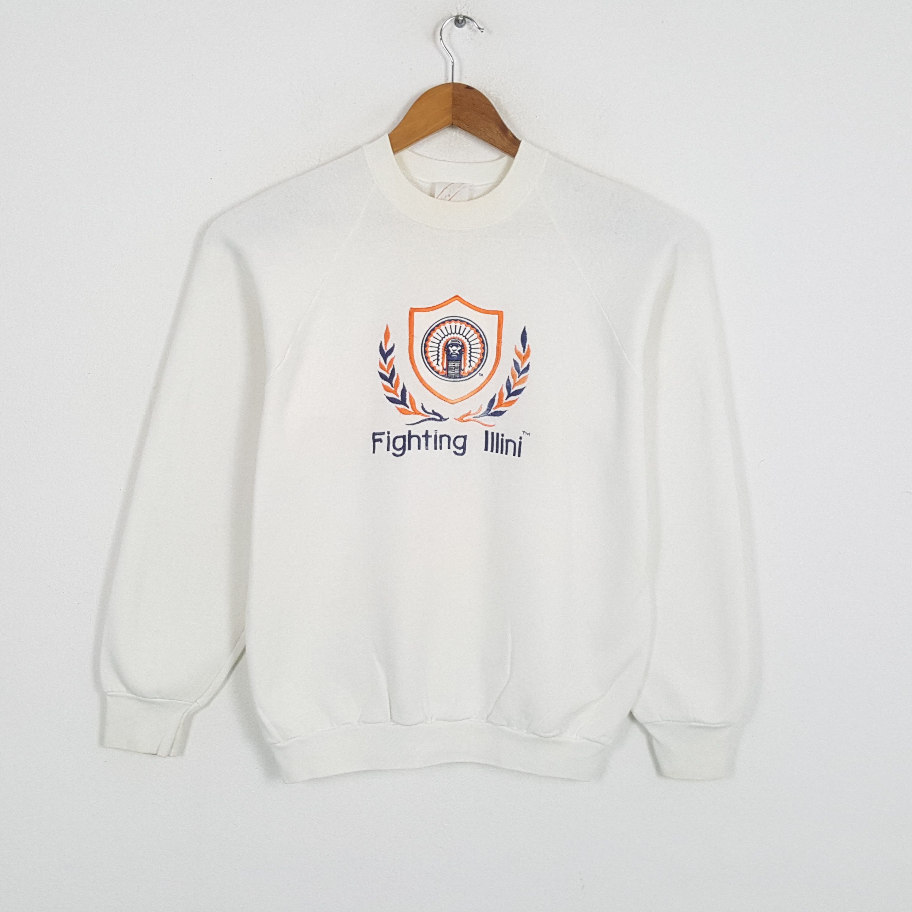 NBA × Vintage Vintage FIGHTING ILLINI American Basketball Team Sweatshirts Size US L / EU 52-54 / 3 - 1 Thumbnail
