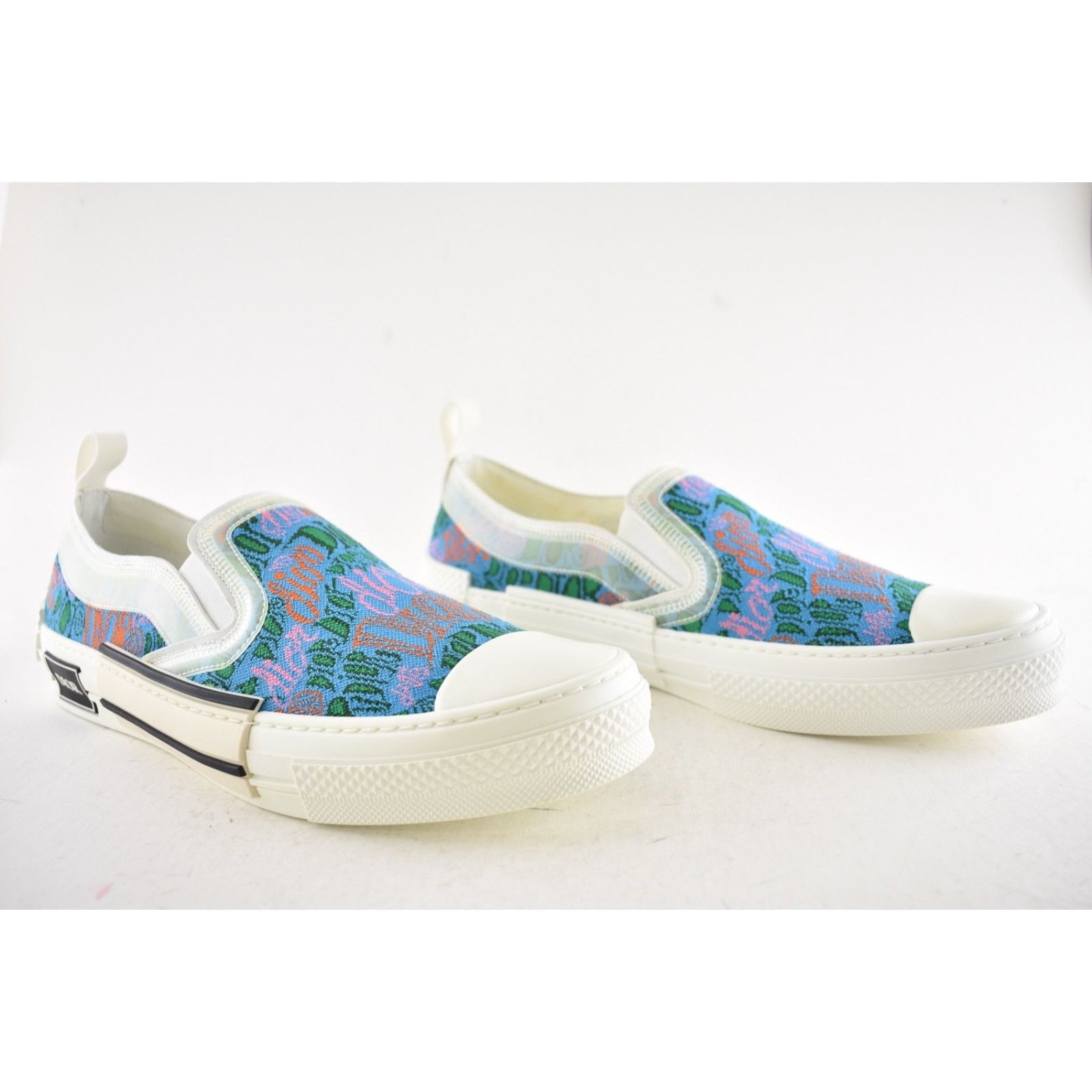 Dior Dior Mens Multicolor Logo Low Top Slip On Flat Sneaker 44 11 Size US 11 / EU 44 - 5 Thumbnail