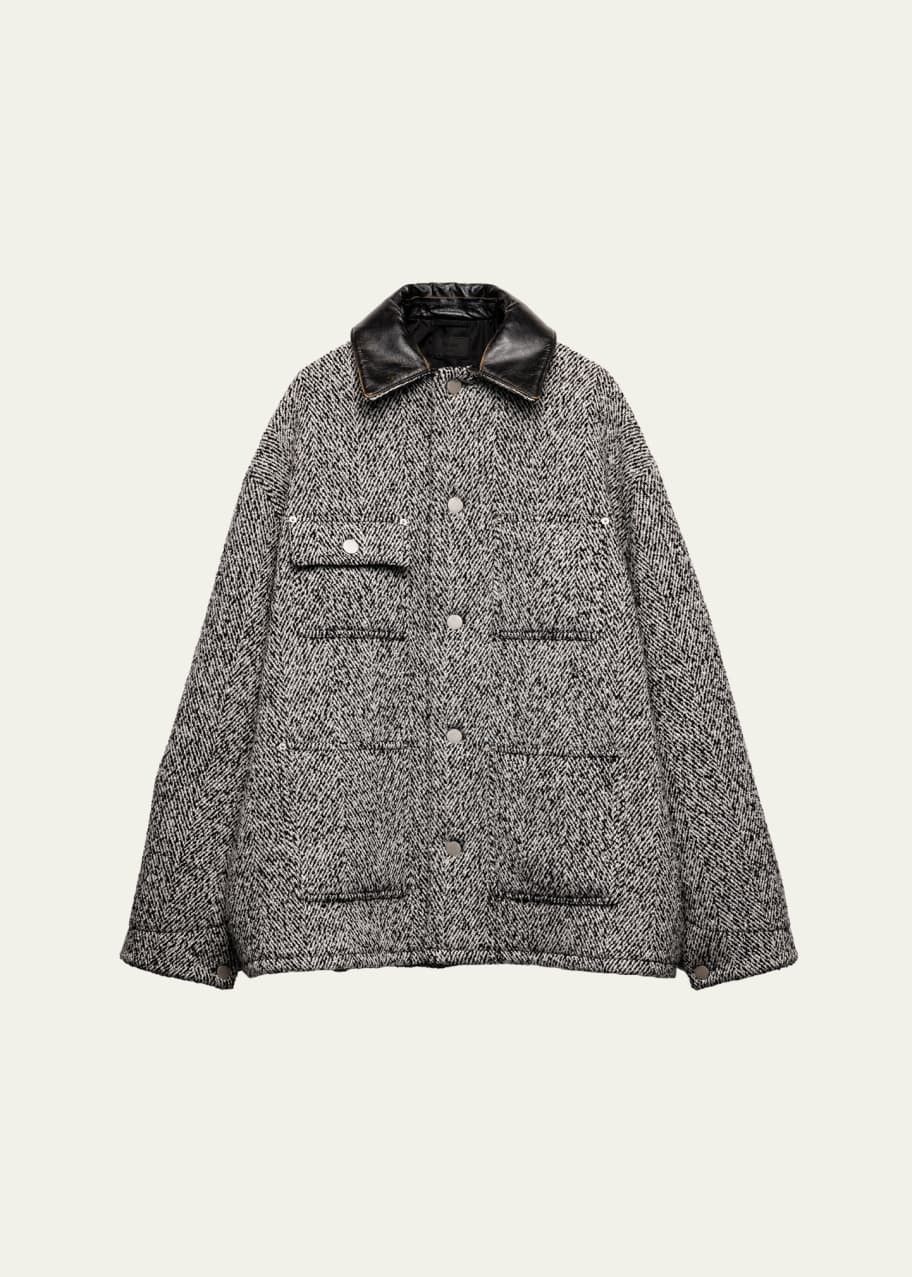 Prada 🔥$8.5K VALUE🔥 Moulin Boucle Jacket Size US L / EU 52-54 / 3 - 1 Thumbnail