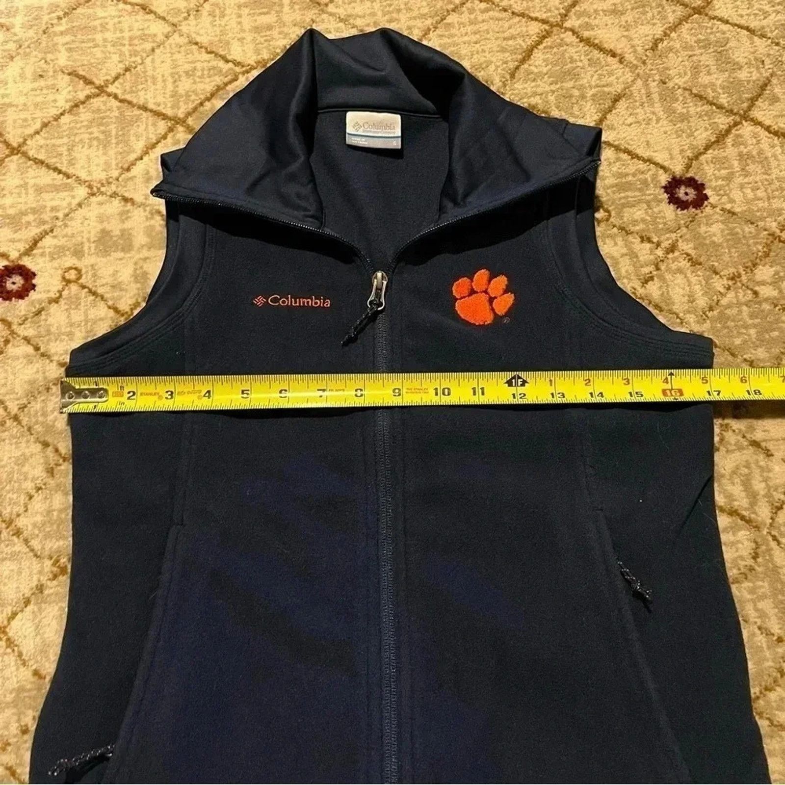 Columbia Columbia Clemson University Soft Fleece Full Zip Vest Sz S Size S / US 4 / IT 40 - 7 Thumbnail