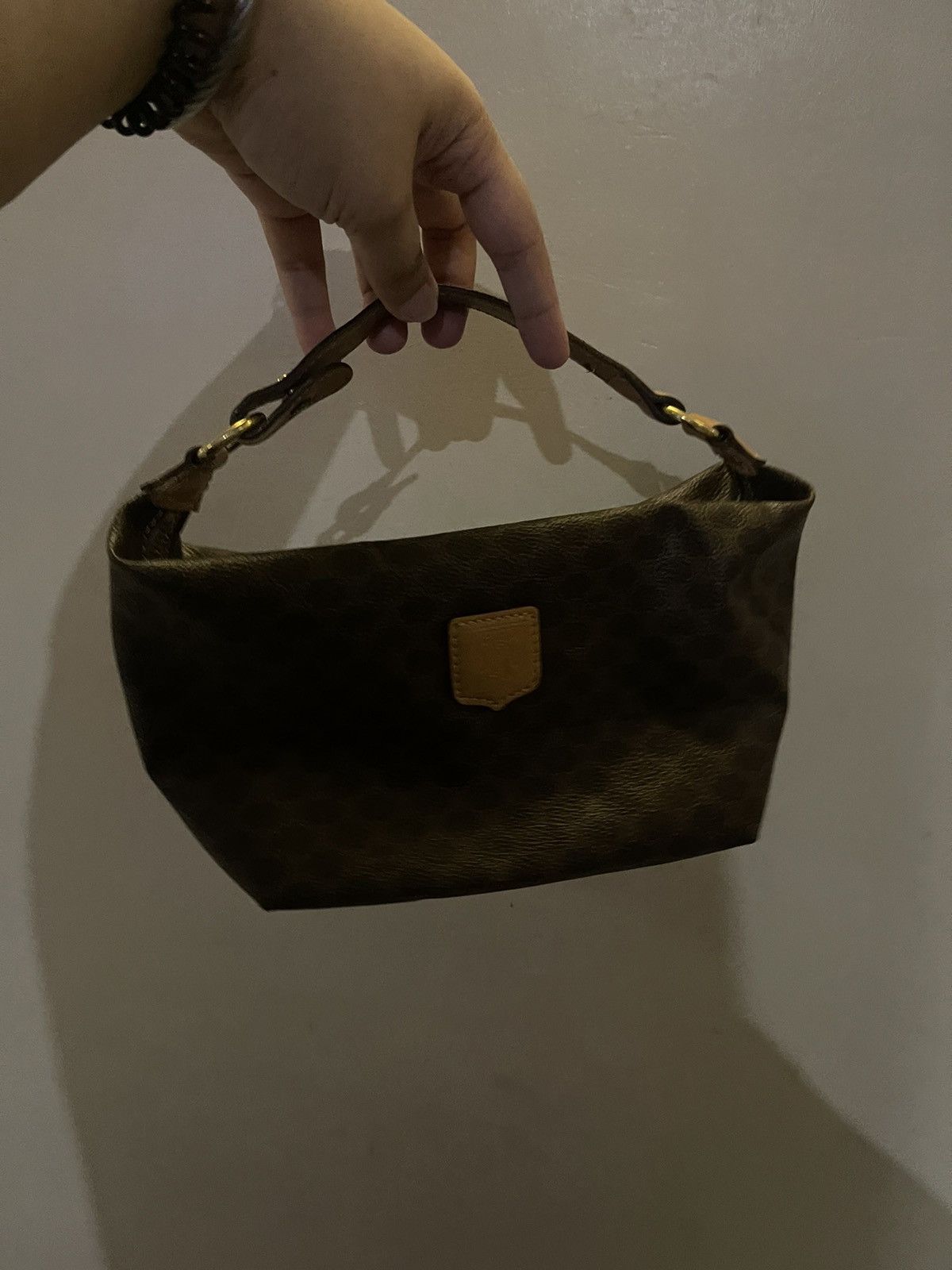Celine × Vintage Celine Macadam Triomphe Pochette Handbag Size ONE SIZE - 2 Thumbnail