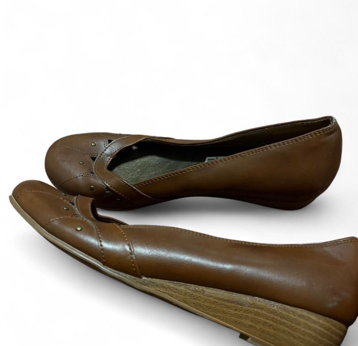 Other Vintage brown wedges Size US 8 / IT 38 - 2 Thumbnail