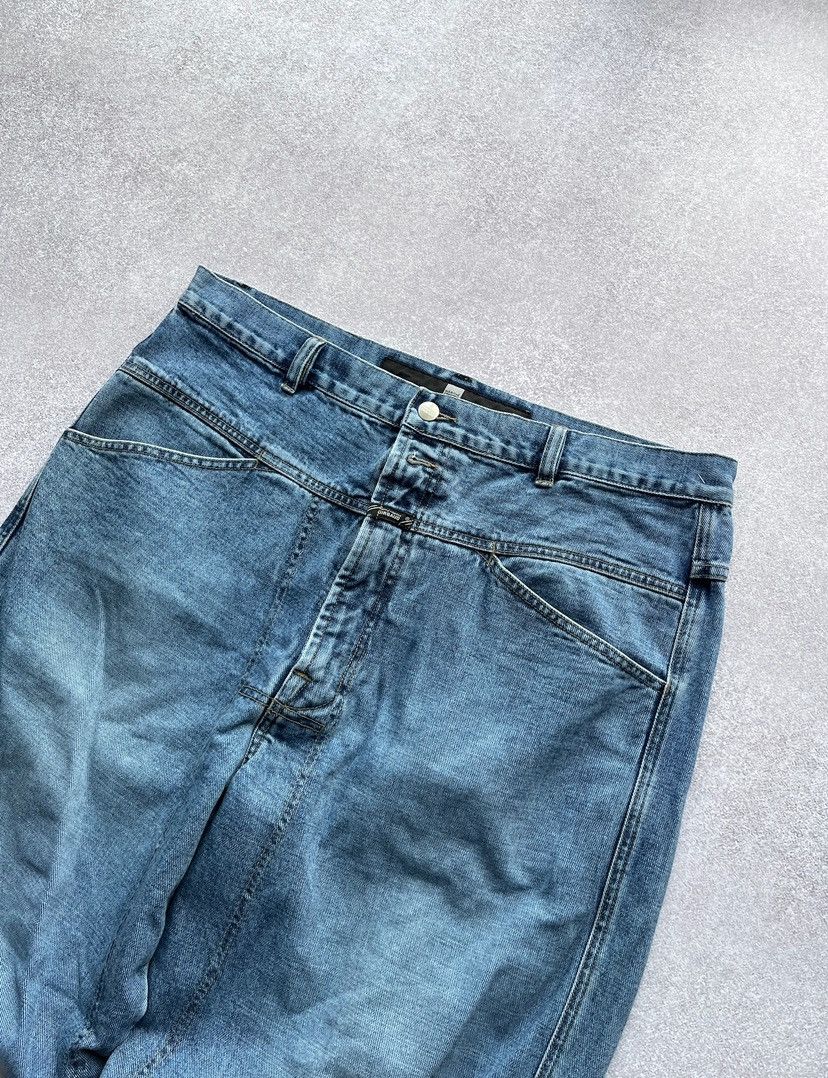 Marithe + Francois Girbaud Vintage Marithe Francois Girbraid Baggy Jeans 36 Y2K Size US 36 / EU 52 - 5 Thumbnail