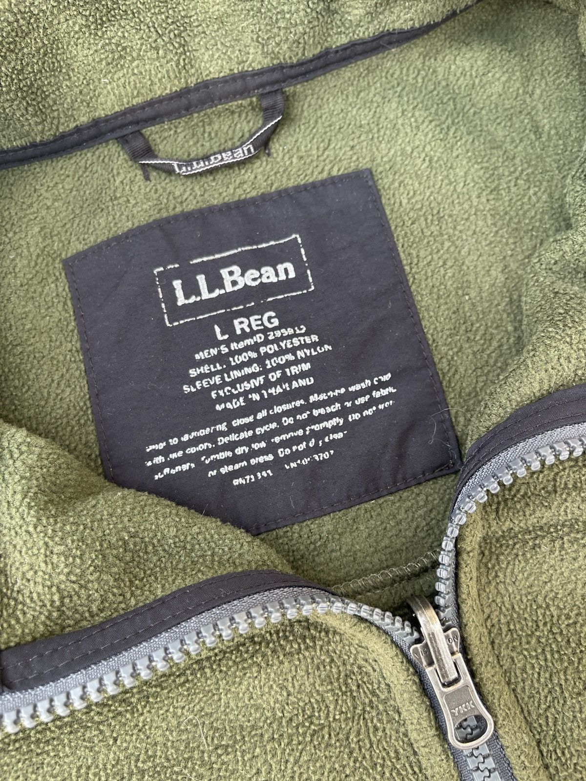 L.L. Bean Vintage LL Bean Full-Zip Fleece Jacket Size US L / EU 52-54 / 3 - 9 Thumbnail