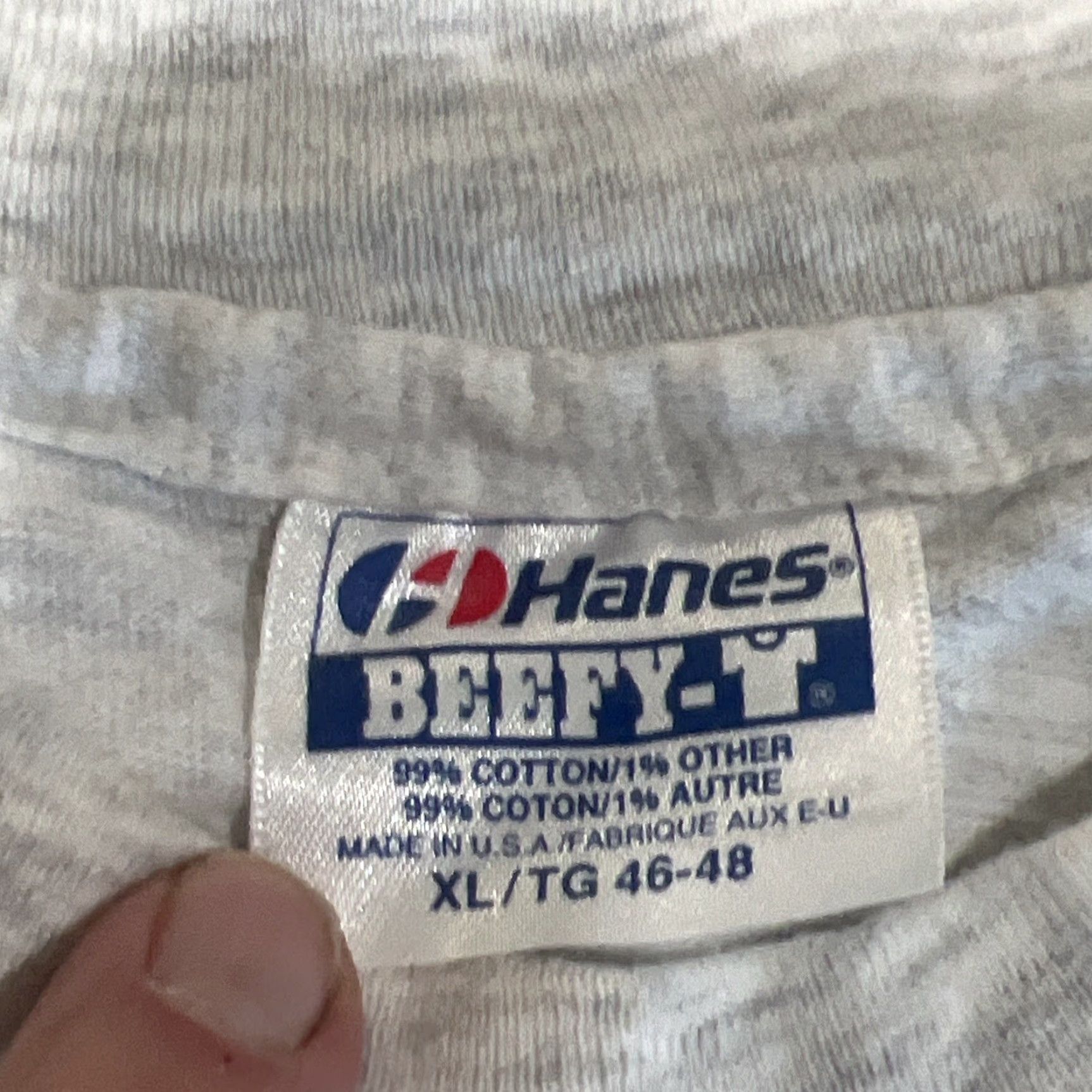Hanes VINTAGE 1991 Der Albatross Hofbrau Morro Bay XL Single Stitch Gray T Shirt Size US XL / EU 56 / 4 - 6 Thumbnail