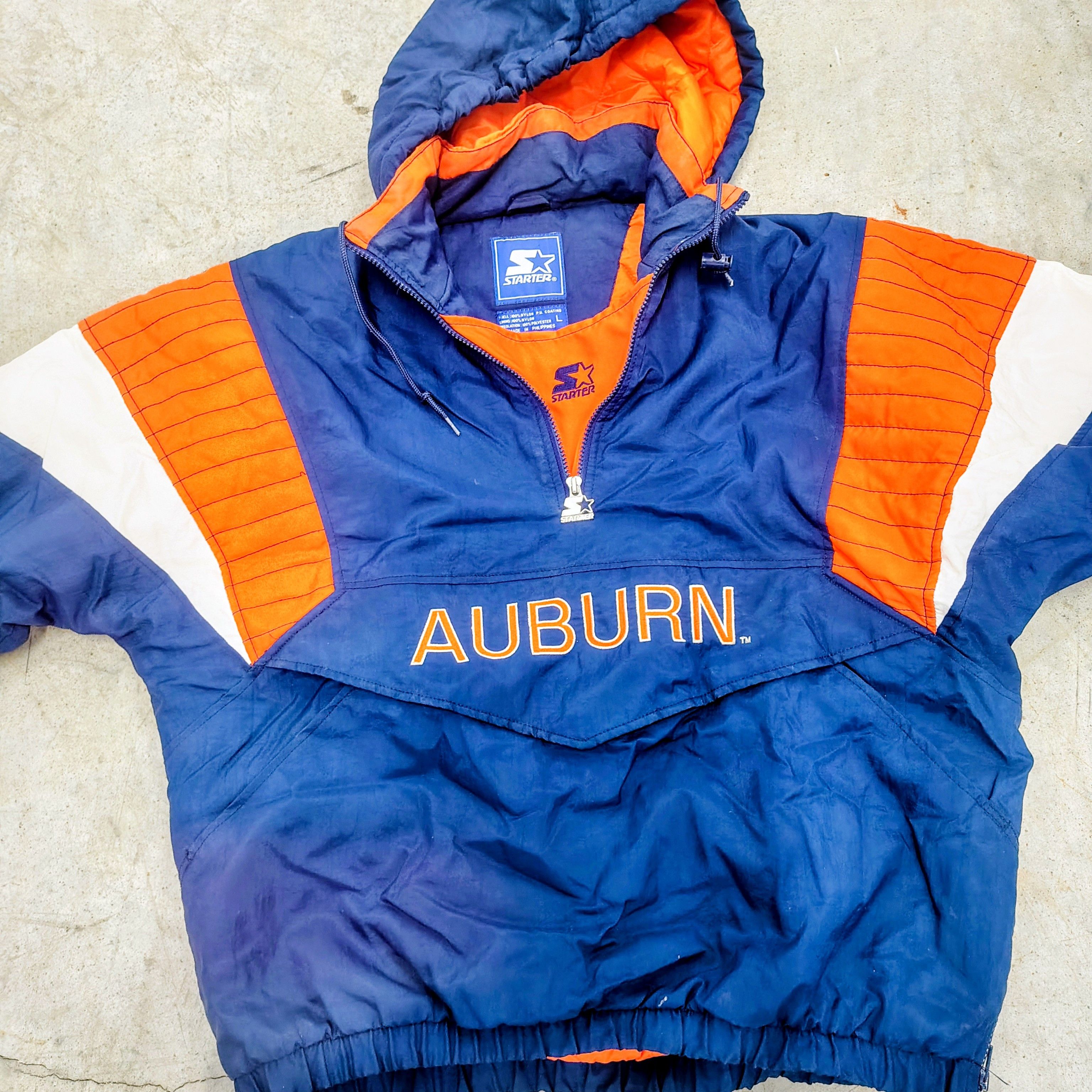 Starter Auburn Vintage Starter Jacket Size US L / EU 52-54 / 3 - 2 Thumbnail