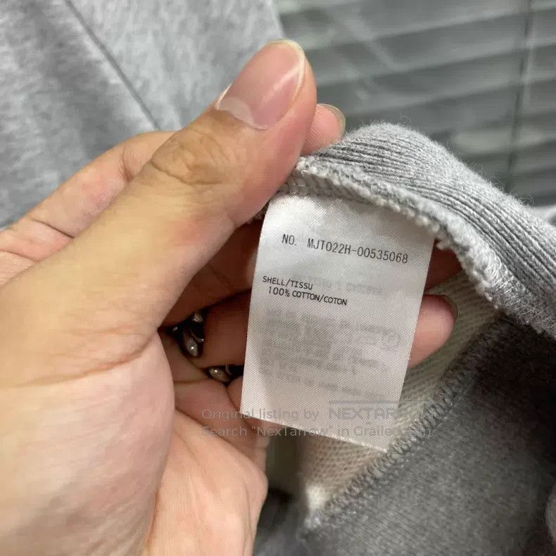 Thom Browne Thom Browne Gray four-striped zippered hooded sweatshirt Size US XXL / EU 58 / 5 - 6 Thumbnail
