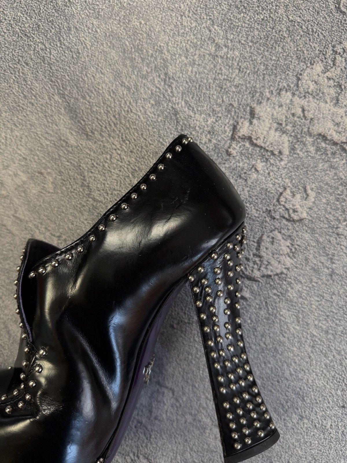 Prada Vintage Prada Platform Shoes Metal Size US 7 / IT 37 - 11 Thumbnail