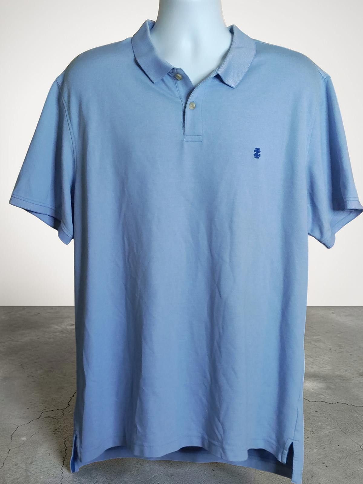 Izod IZOD Classic Comfort Polo Shirt Size XL Light Blue Size US XL / EU 56 / 4 - 3 Thumbnail