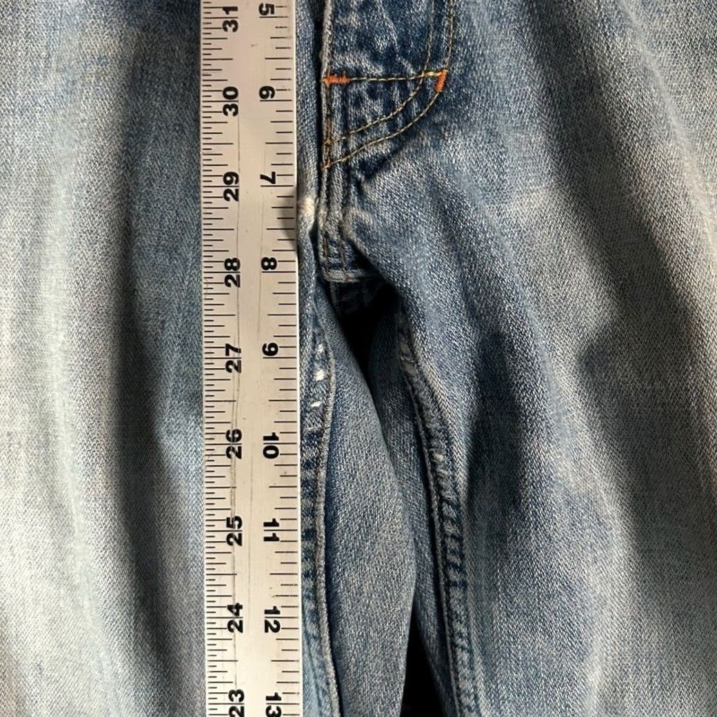 American Eagle Outfitters VINTAGE American Eagle Outfitters Women Jeans Light Wash Distressed Knee Flare Leg 26x28 Women Blue Wide-Leg 26 Womens Jeans Flare Size 26" / US 2 / IT 38 - 7 Thumbnail
