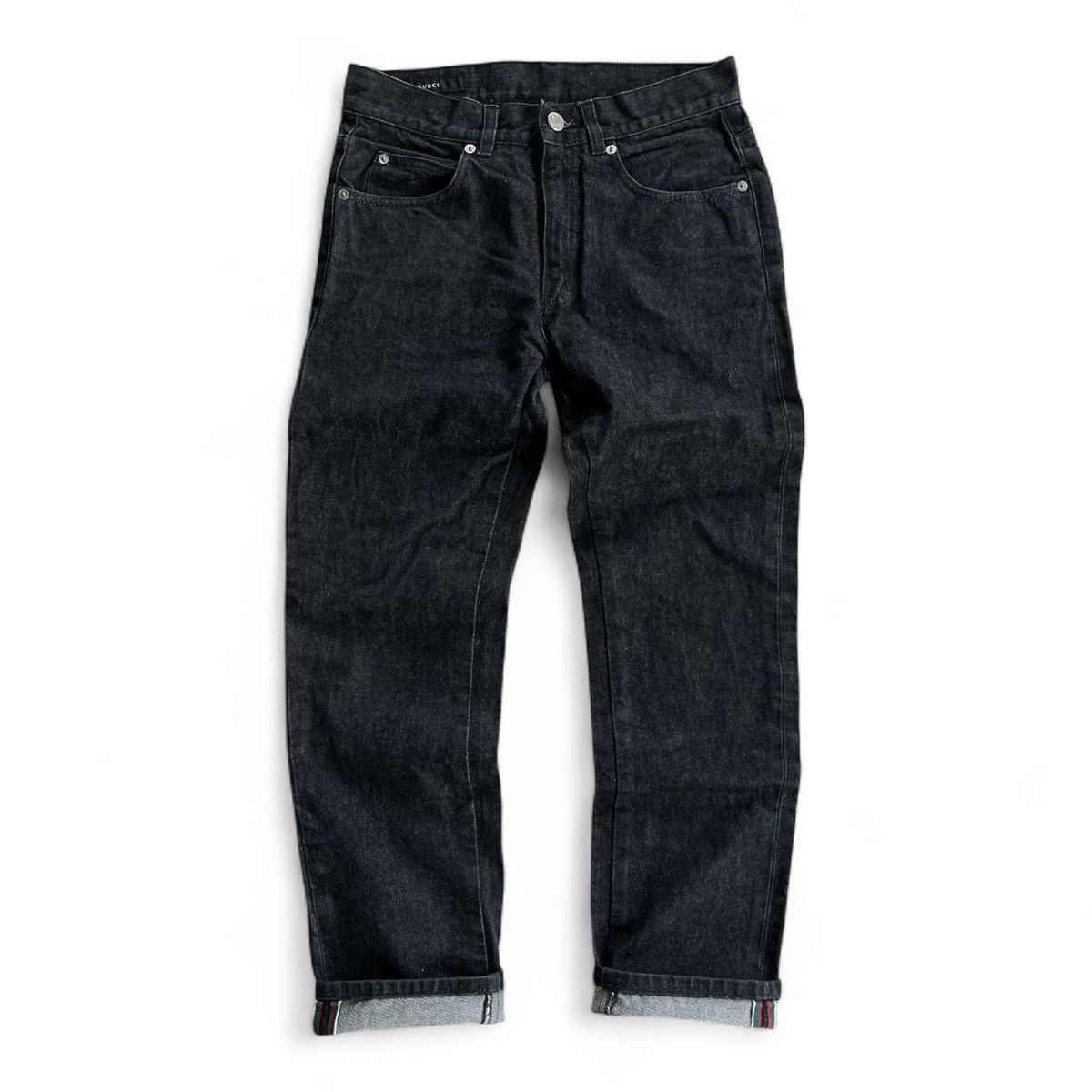 Gucci GUCCI SELVEDGE DENIM SUPER BLACK Size US 29 - 1 Thumbnail