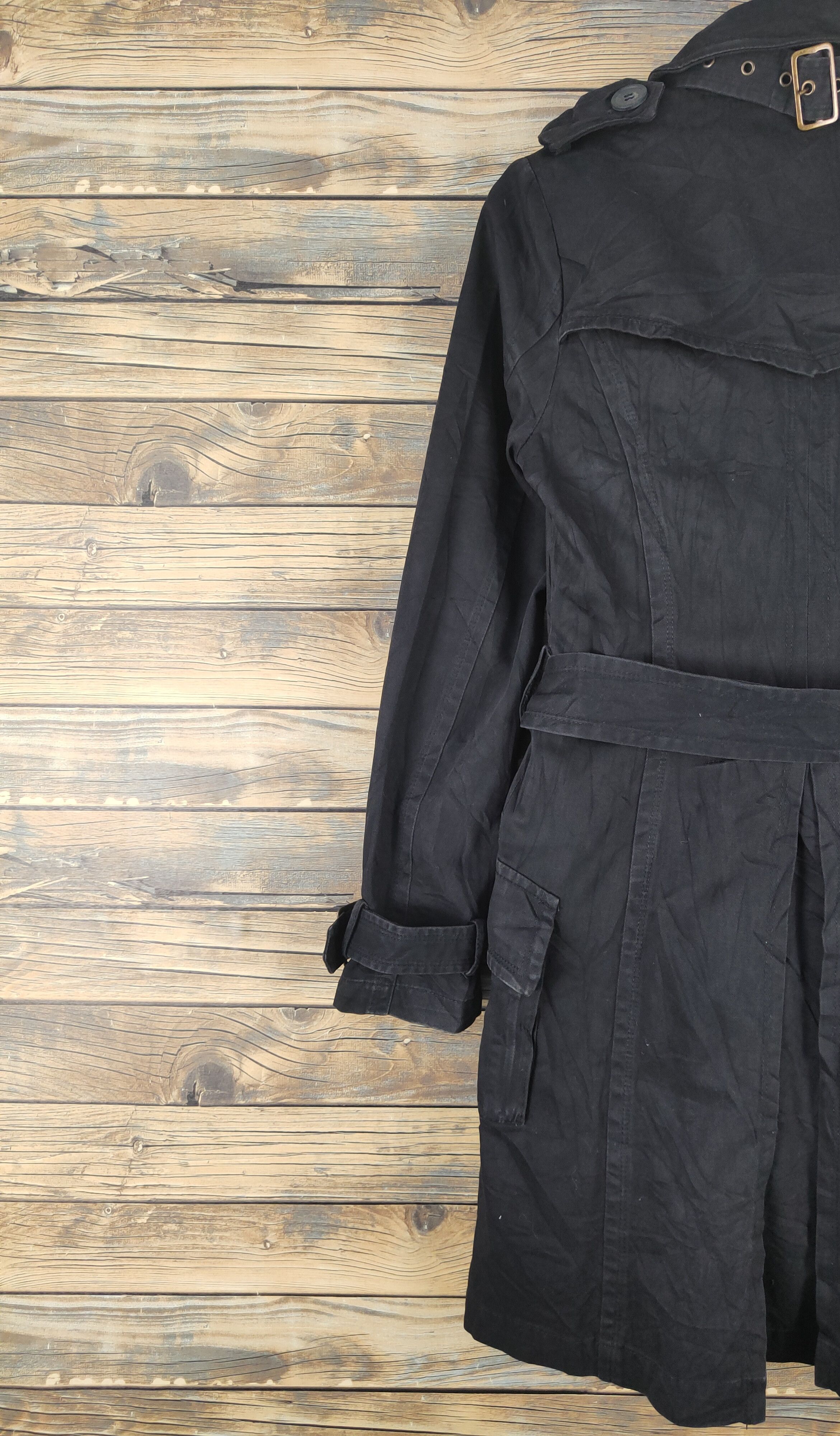 Japanese Brand × Vintage Fakedelic co. Black Coats Design like (Balenciaga fashion) Size S / US 4 / IT 40 - 9 Thumbnail