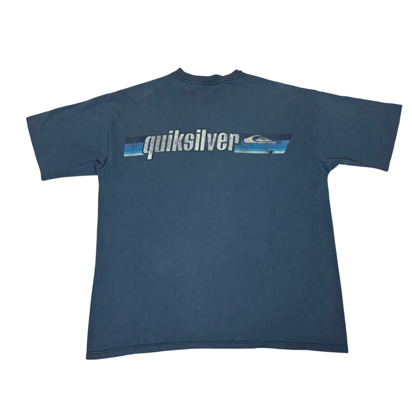 Quiksilver Vintage 90s Quiksilver Tee Shirt Men's Large Surf Big Logo Size US L / EU 52-54 / 3 - 1 Thumbnail