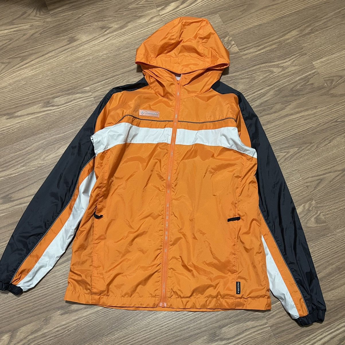 Columbia Vintage orange columbia lightweight hooded rain jacket Size US M / EU 48-50 / 2 - 1 Thumbnail