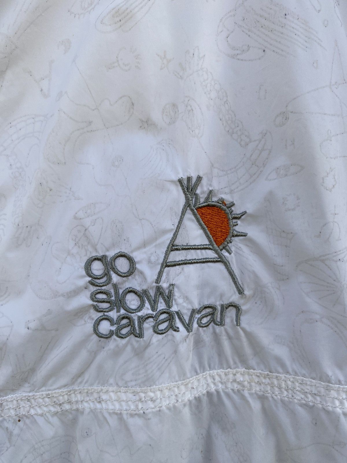 go slow caravan Go Slow Caravan Fullprint Abstract Art Design Light Jacket Size S / US 4 / IT 40 - 3 Thumbnail