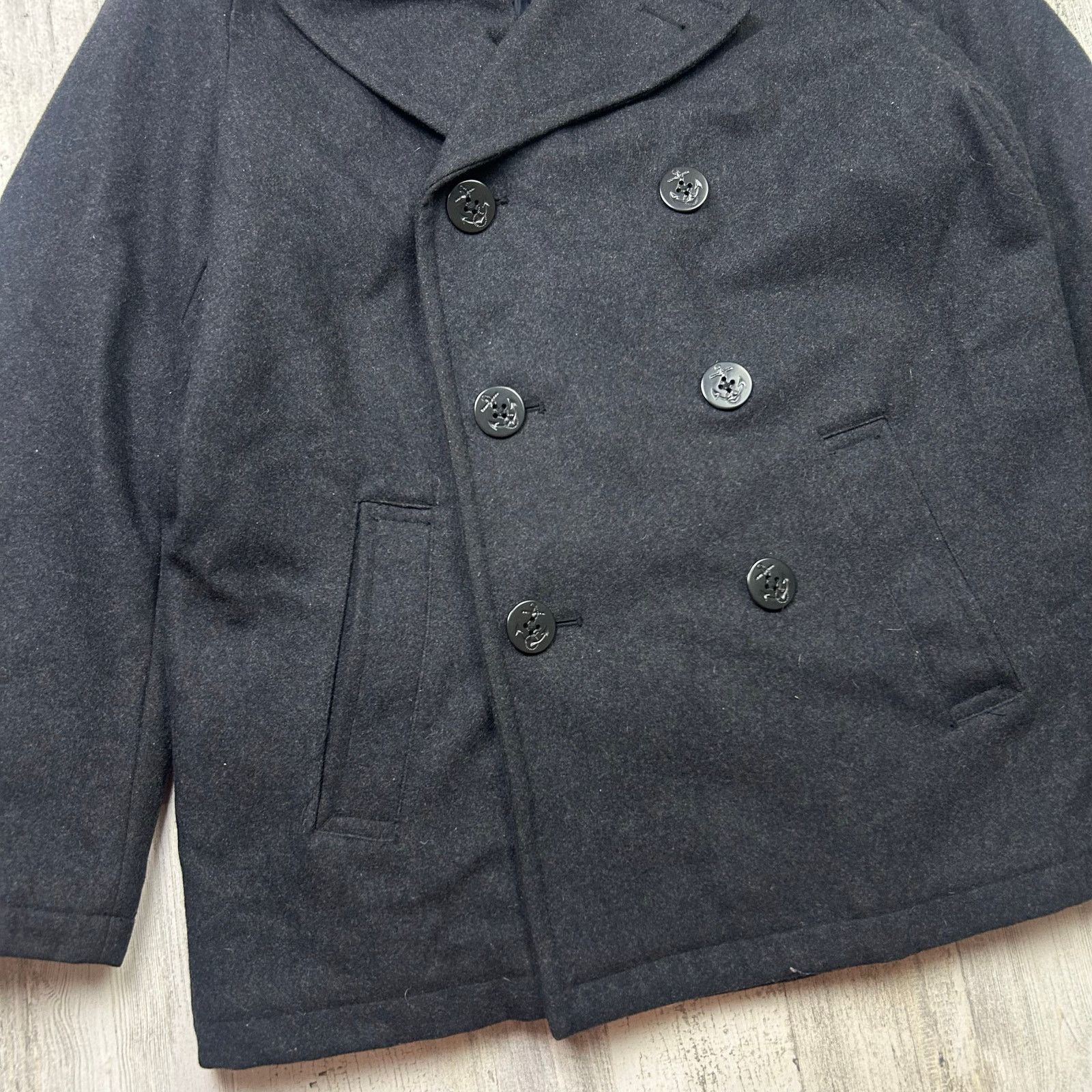 Tommy Hilfiger Tommy Hilfiger Mens Classic Wool Pea Coat Jacket Size Medium Size US M / EU 48-50 / 2 - 3 Thumbnail