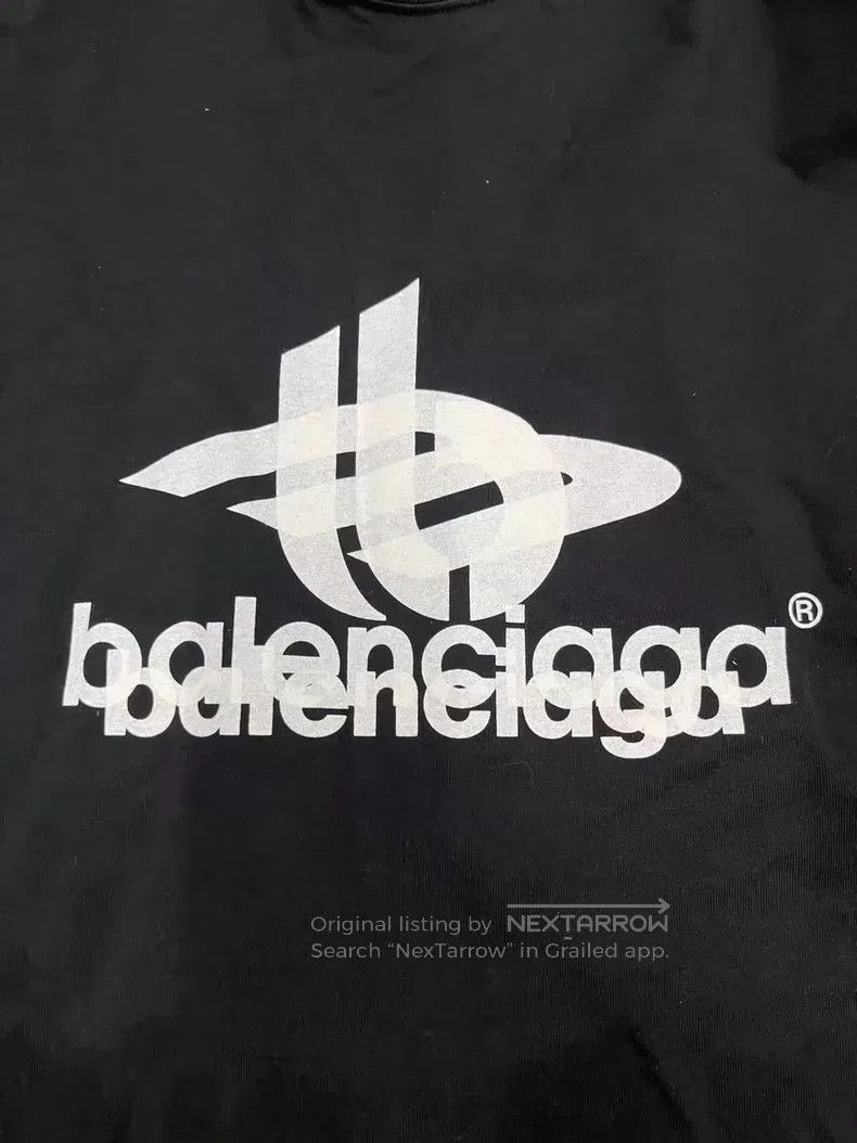 Balenciaga Balenciaga Phantom overlap 3B logo distressed short-sleeve Size US S / EU 44-46 / 1 - 3 Thumbnail