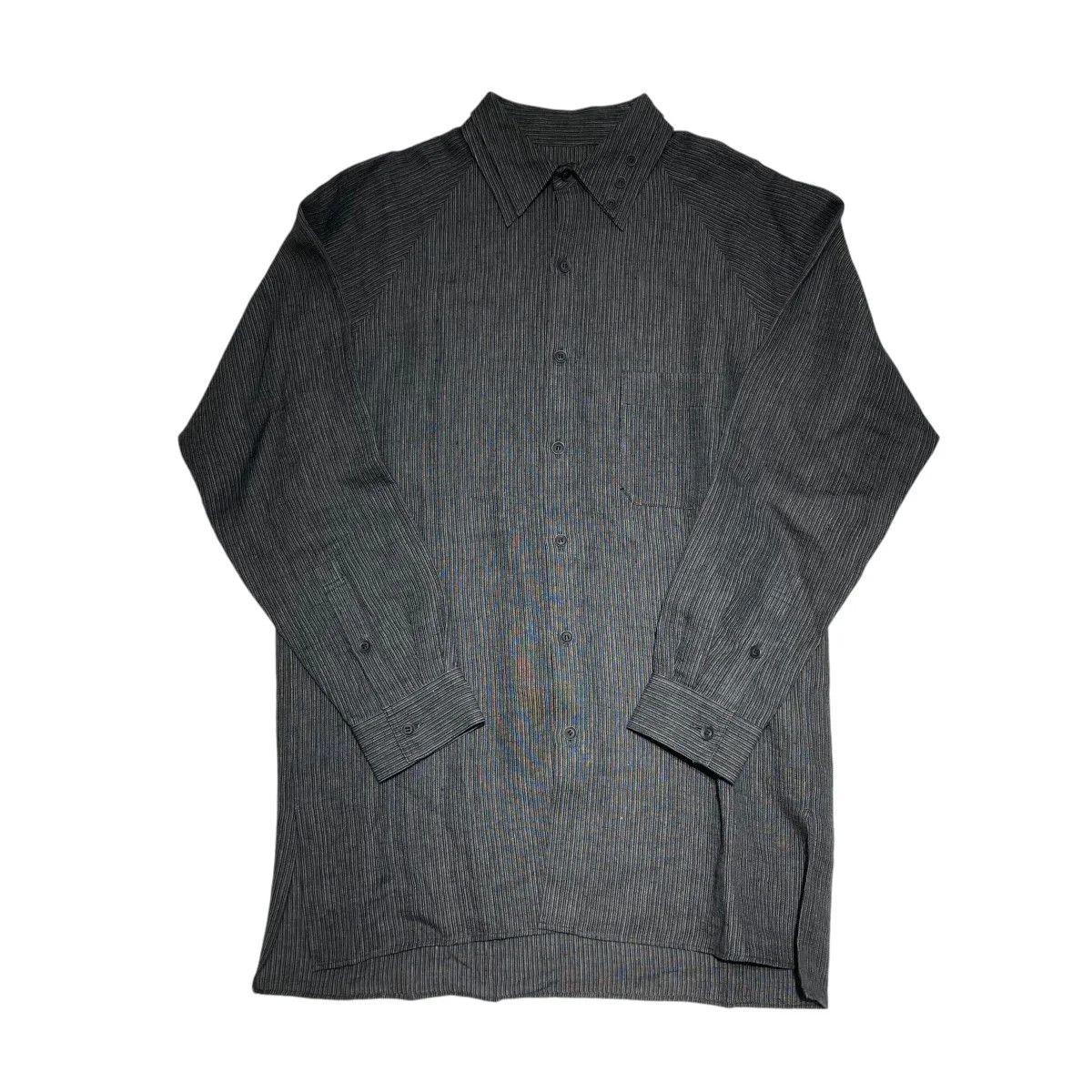 Yohji Yamamoto Yohji Yamamoto pour homme 24SSHEMP ST Z-ST DOUBLE COLLAR B Size US M / EU 48-50 / 2 - 1 Thumbnail